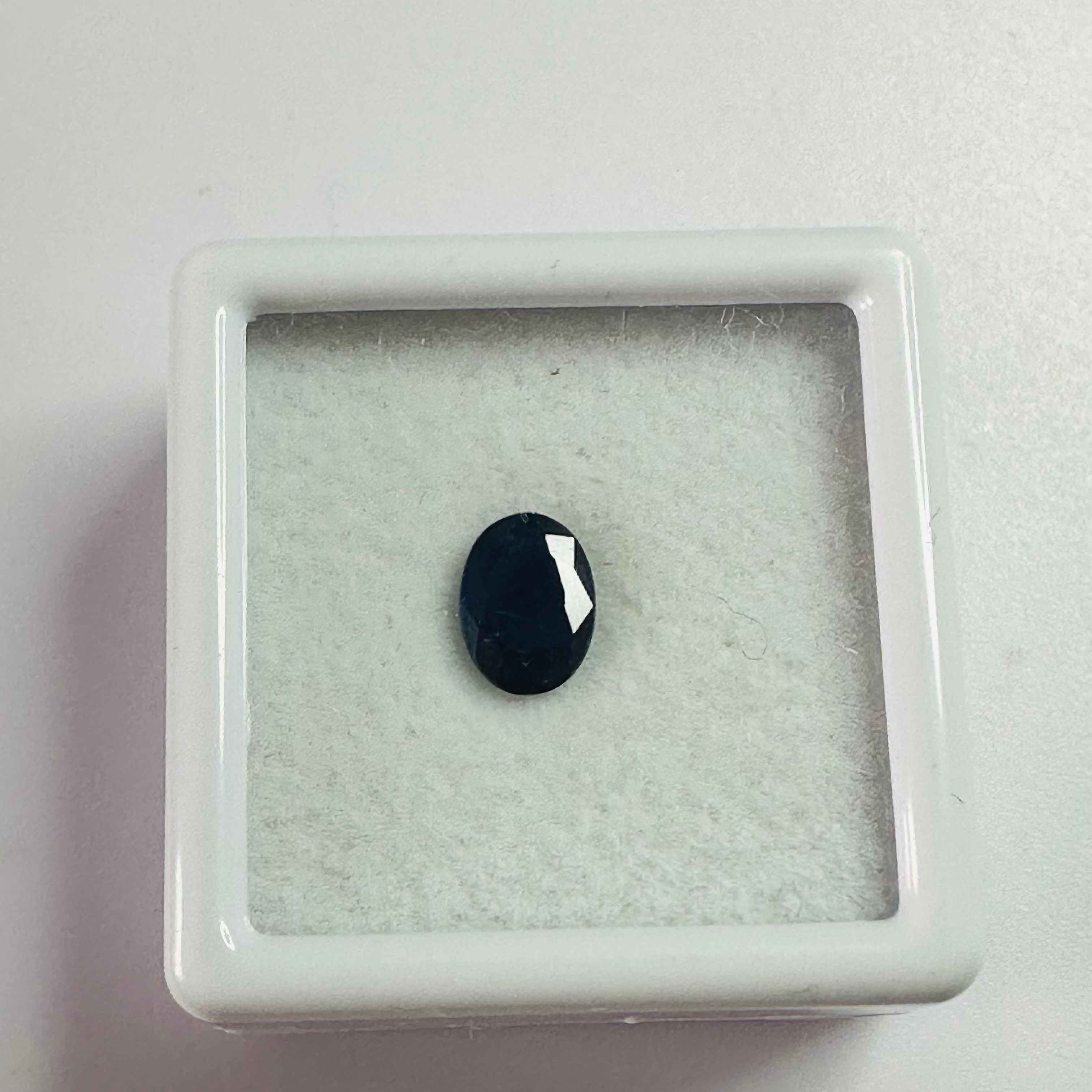 BURMA BLUE SAPPHIRE OVAL 7MMX5MM 1.01CTS image 1