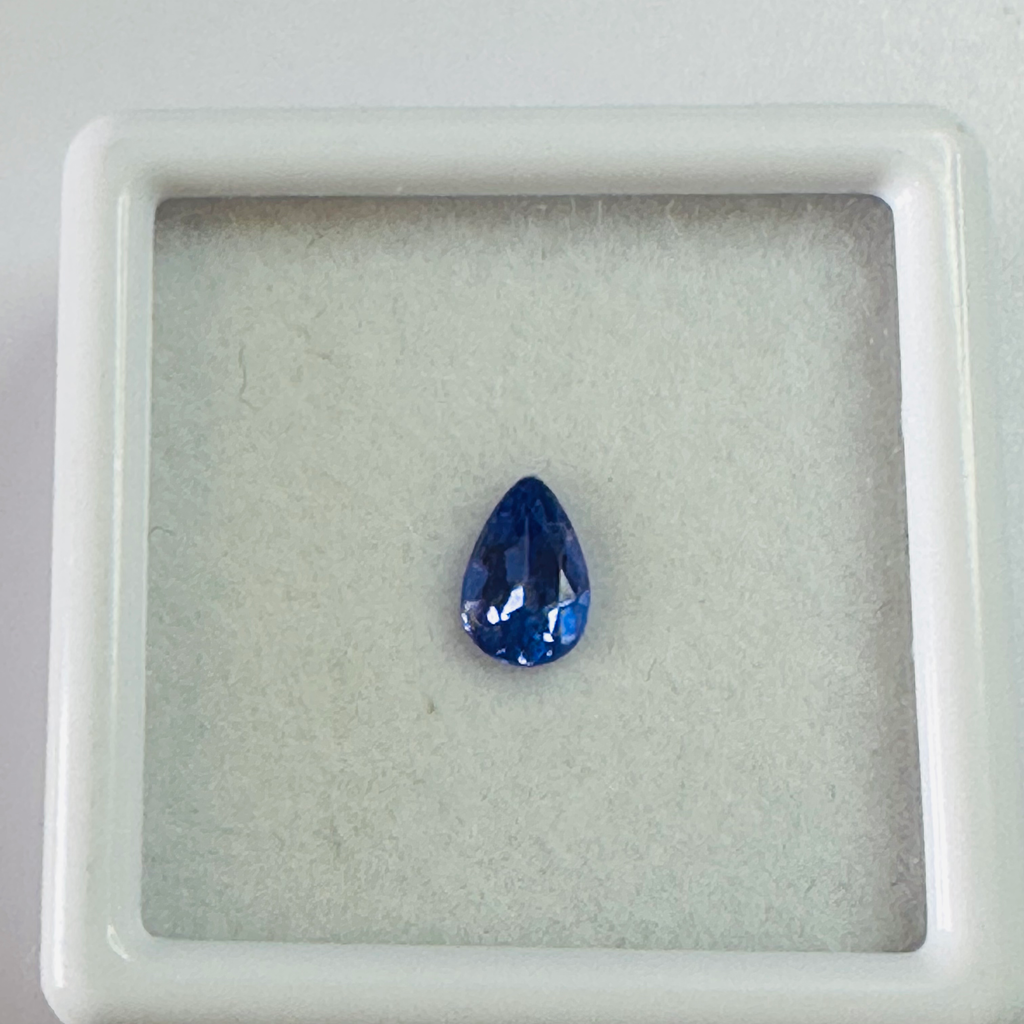 TANZANITE DROP 6MMX4MM  0.40CTS image 1