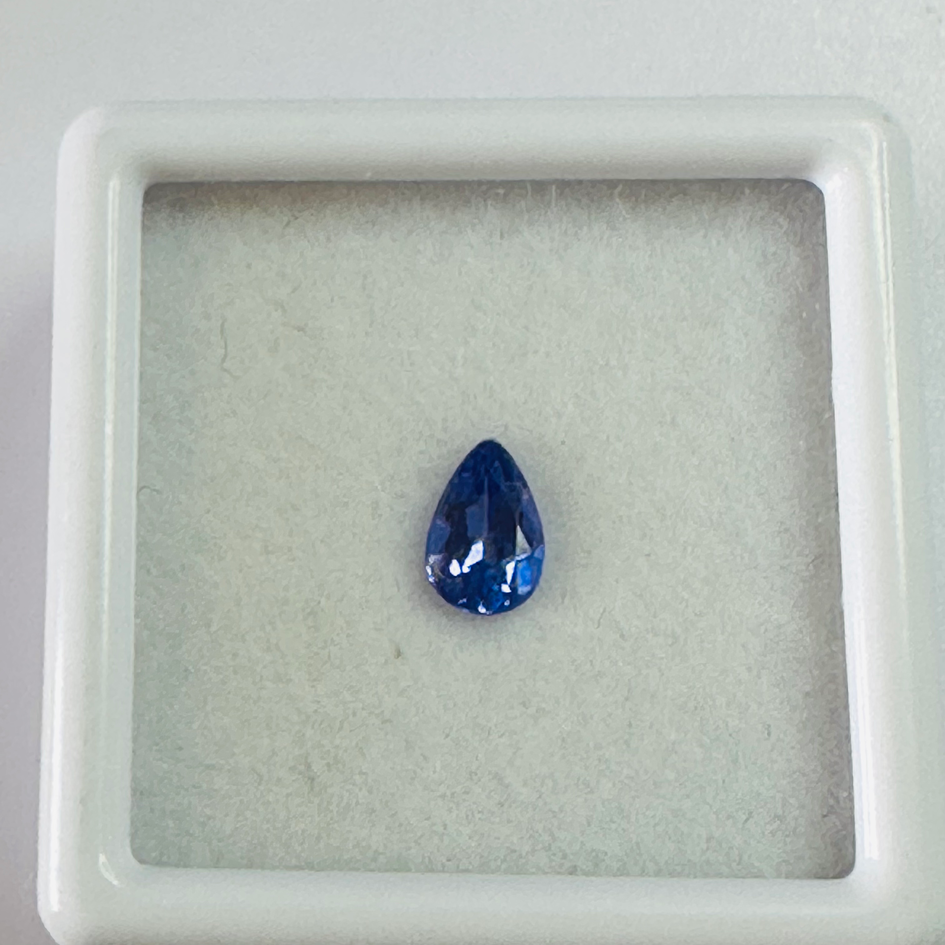 TANZANITE DROP 6MMX4MM  0.40CTS image 1