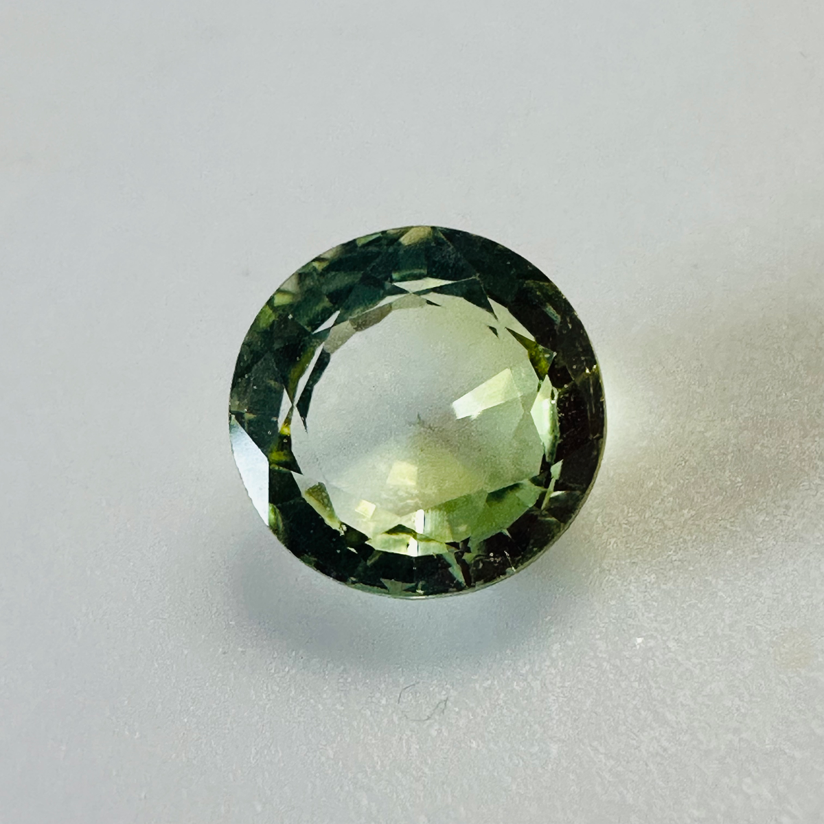 TOURMALINE  GREEN 6.7MM ROUND 1.16CTS image 1
