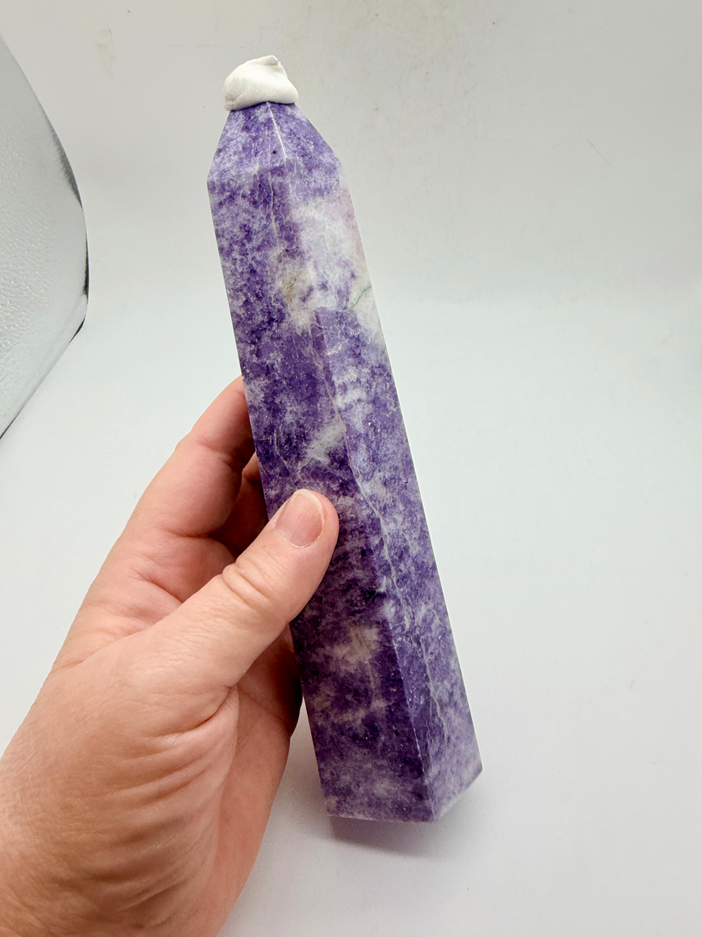 Lepidolite tower Large 21 cm 515g image 3