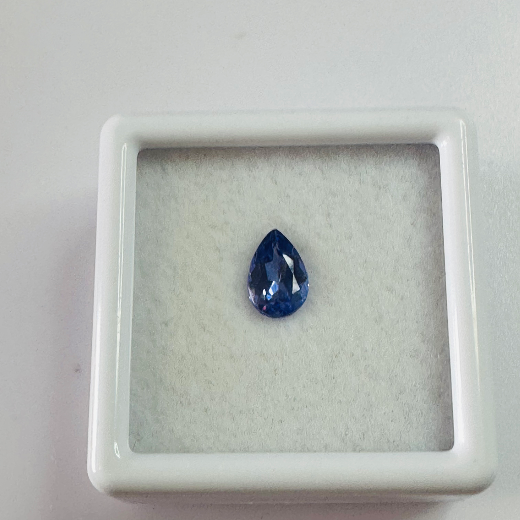 TANZANITE DROP 6.8MMX4.5MM  0.56CTS image 1