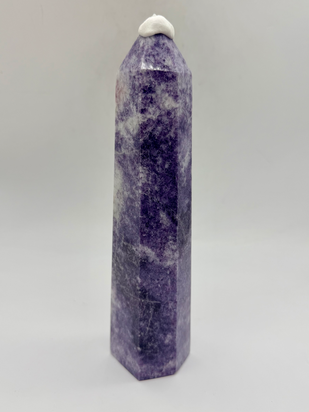 Lepidolite tower Large 21 cm 515g image 1