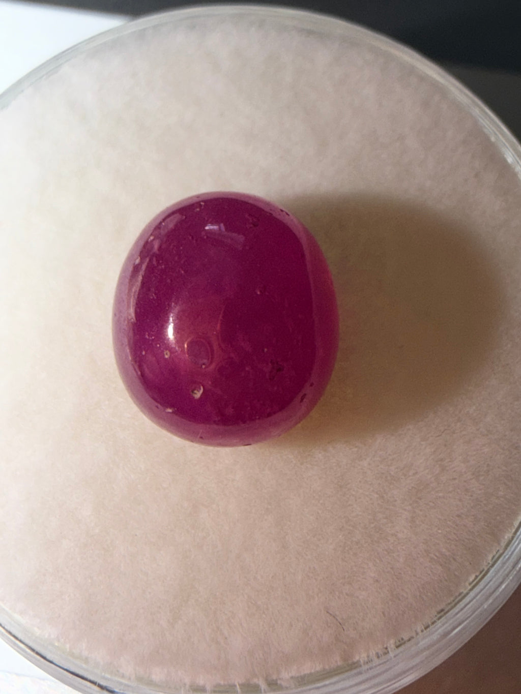 Ruby Oval Cabochon 9.1 × 8.1mm 4.94ct