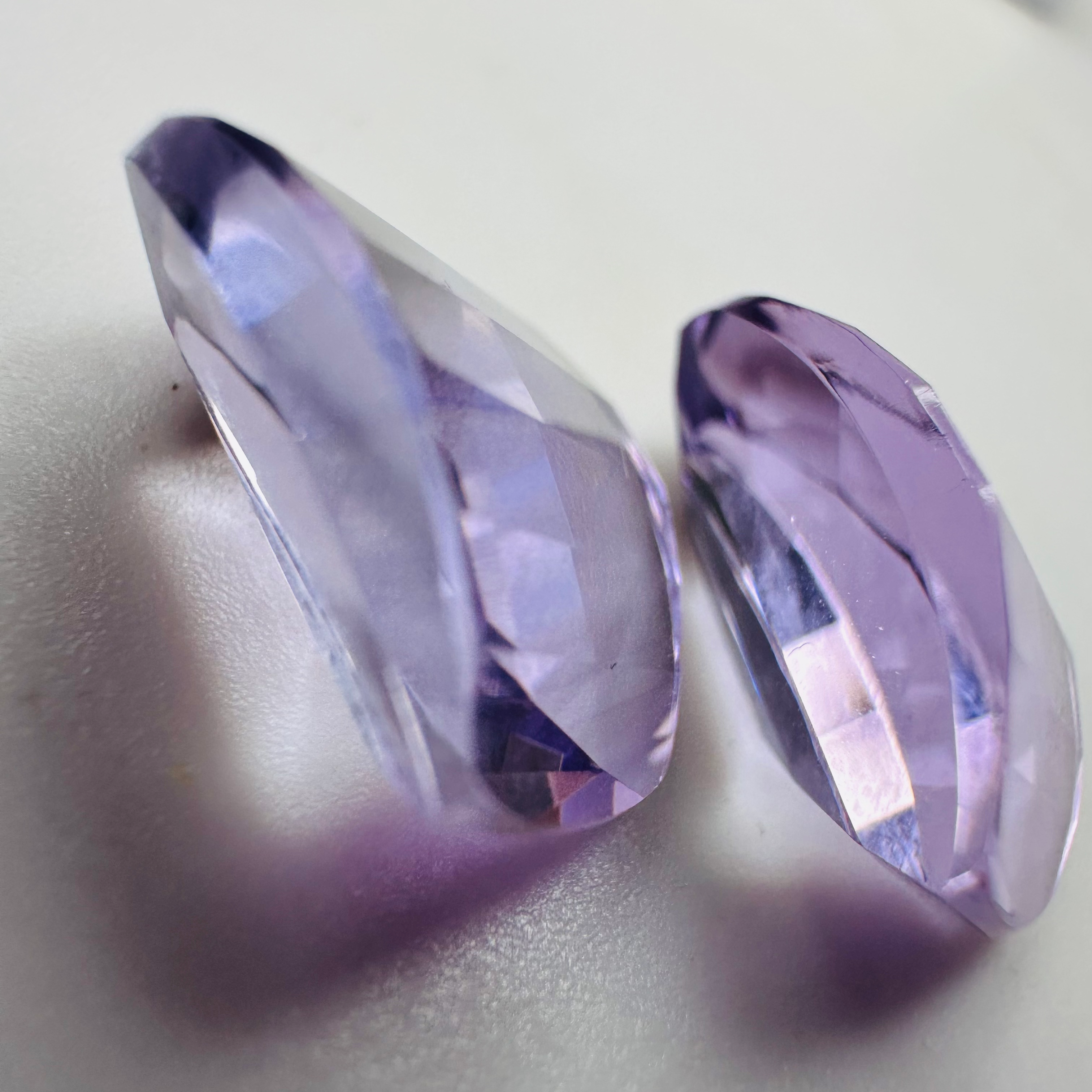 AMETHYST PAIR SPECIAL CUT 13MMX10MM  11.79CTSAM image 8