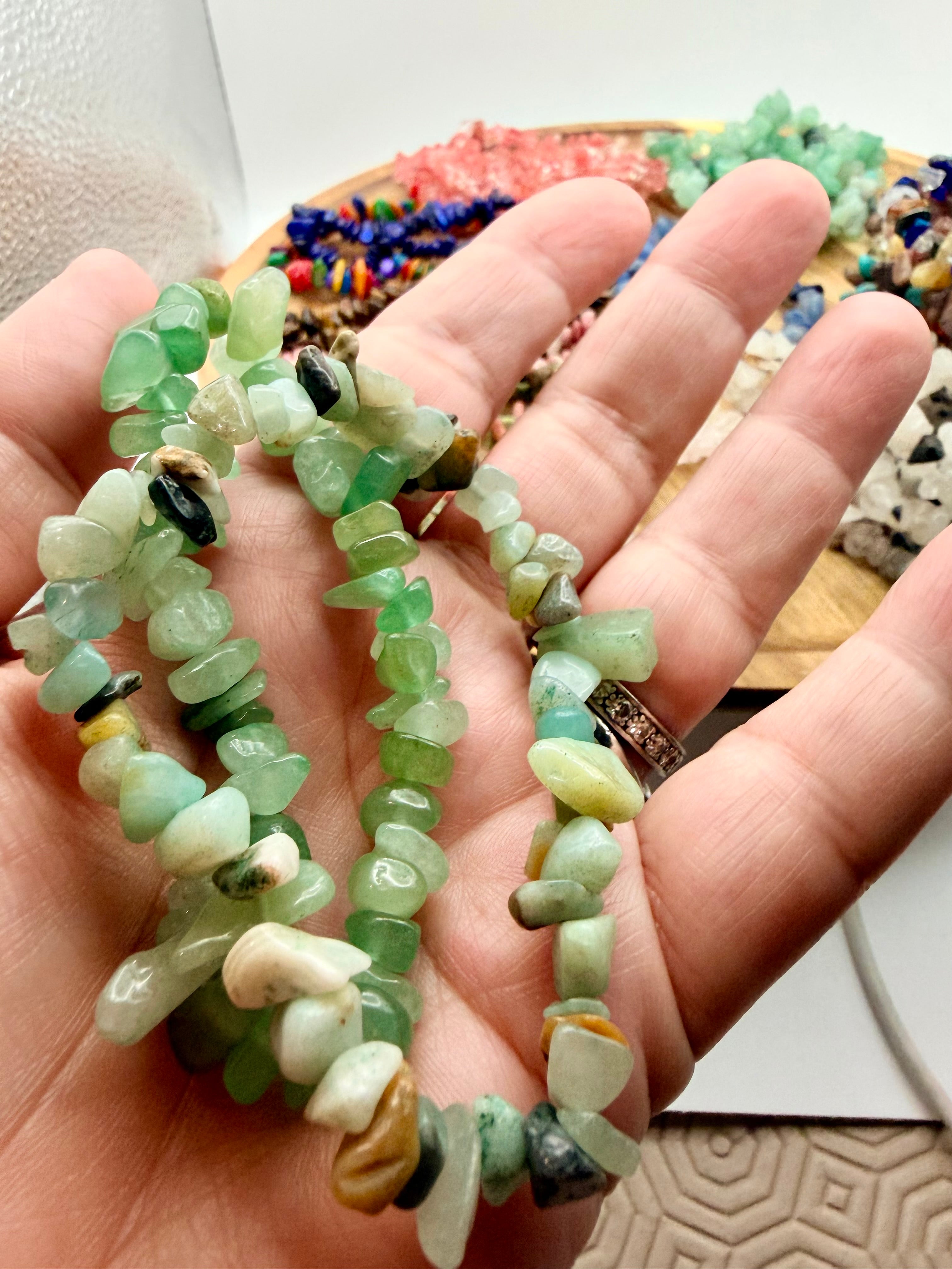 Gemstone stretchy bracelets (hand selected)| image 1
