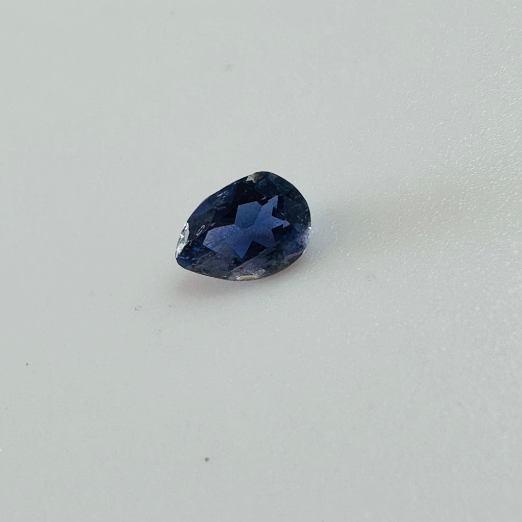 TANZANITE DROP 5.5MMX4MM  0.29CTS image 1
