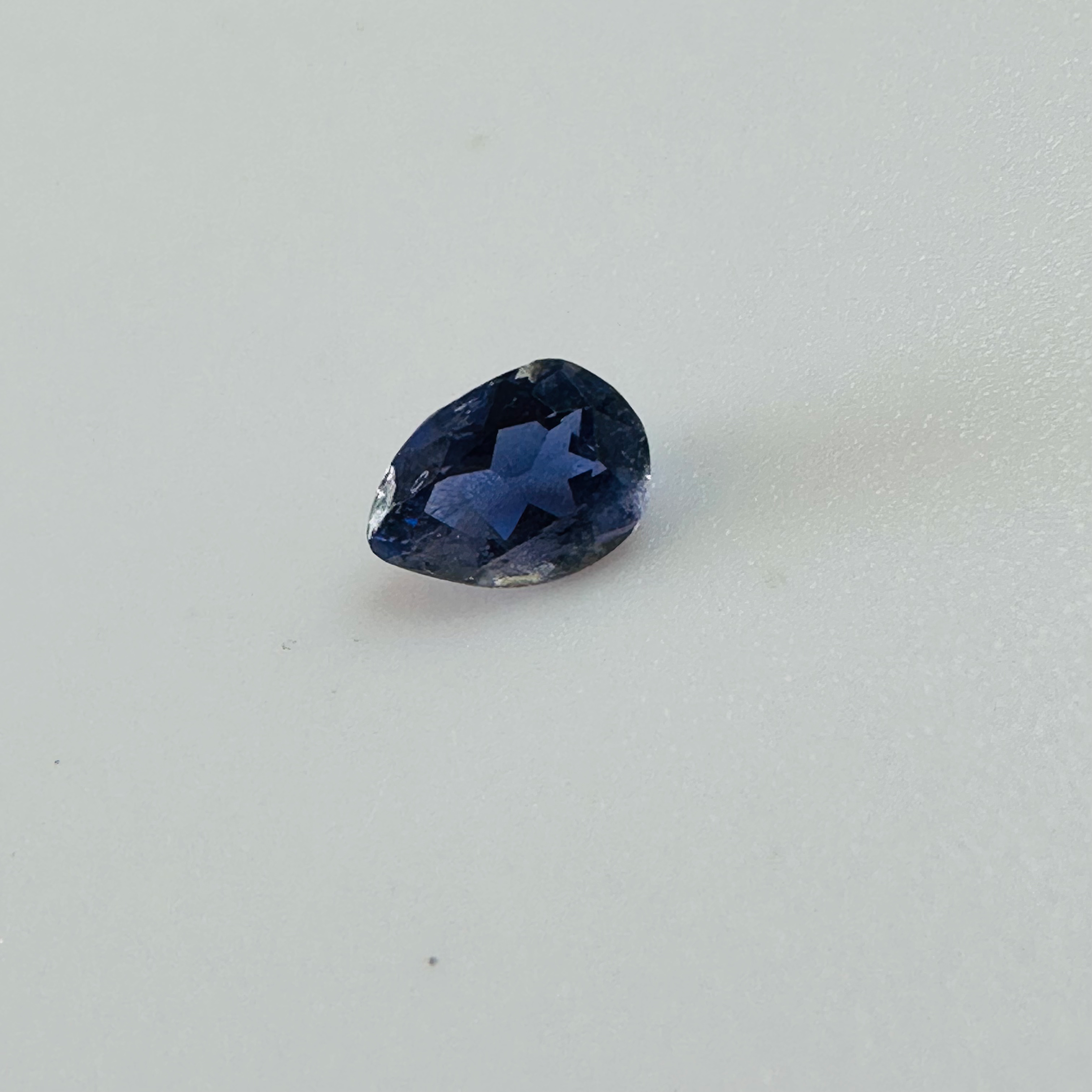 TANZANITE DROP 5.5MMX4MM  0.29CTS image 1