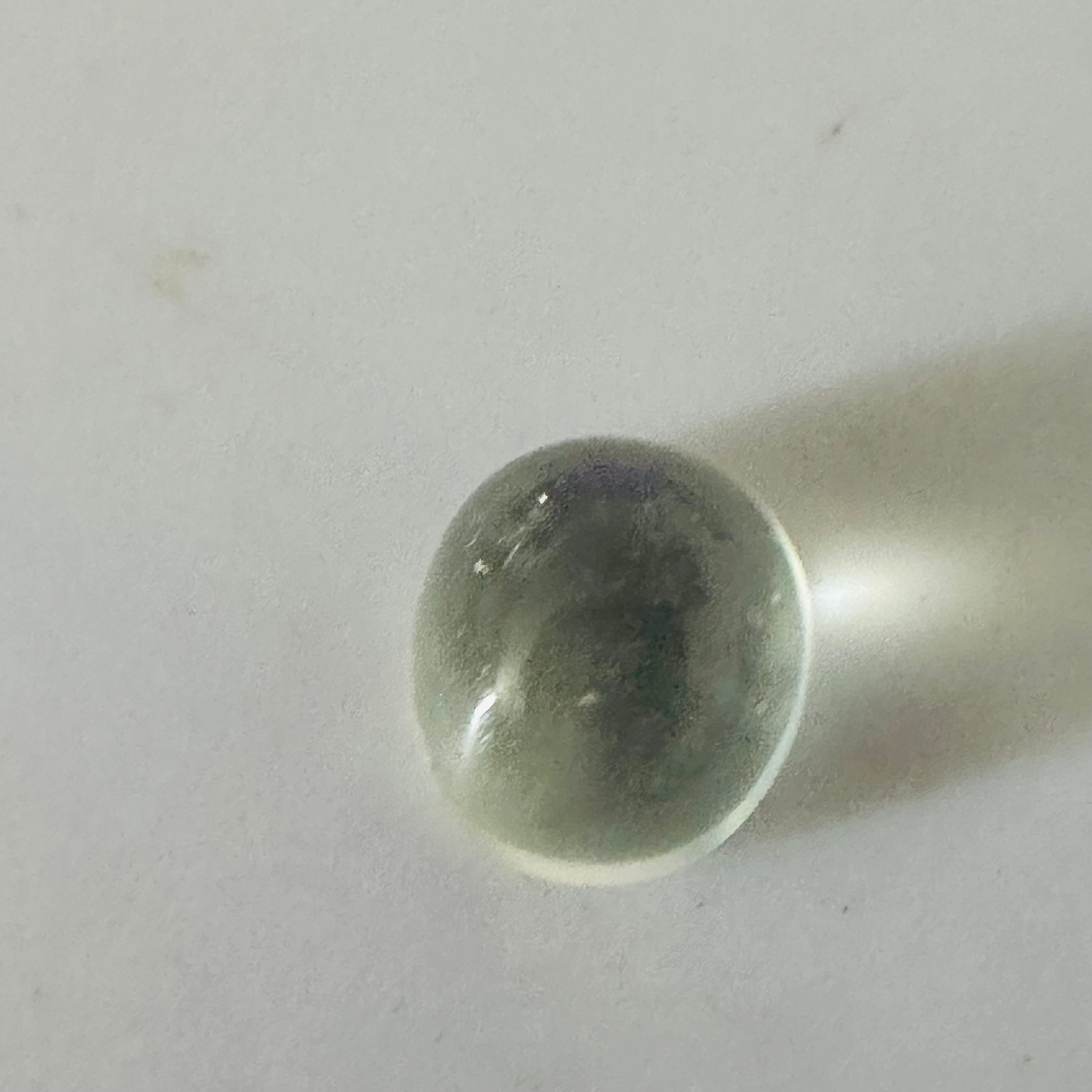 Moonstone  white moon oval 10.3mmx9.3mm  4.09cts image 2