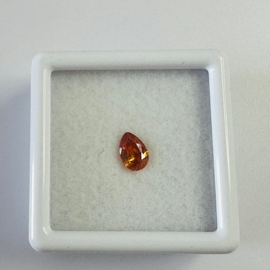 PADPARDSCHA  SAPPHIRE OVAL 5.6MM X  4MM 0.58CT image 1