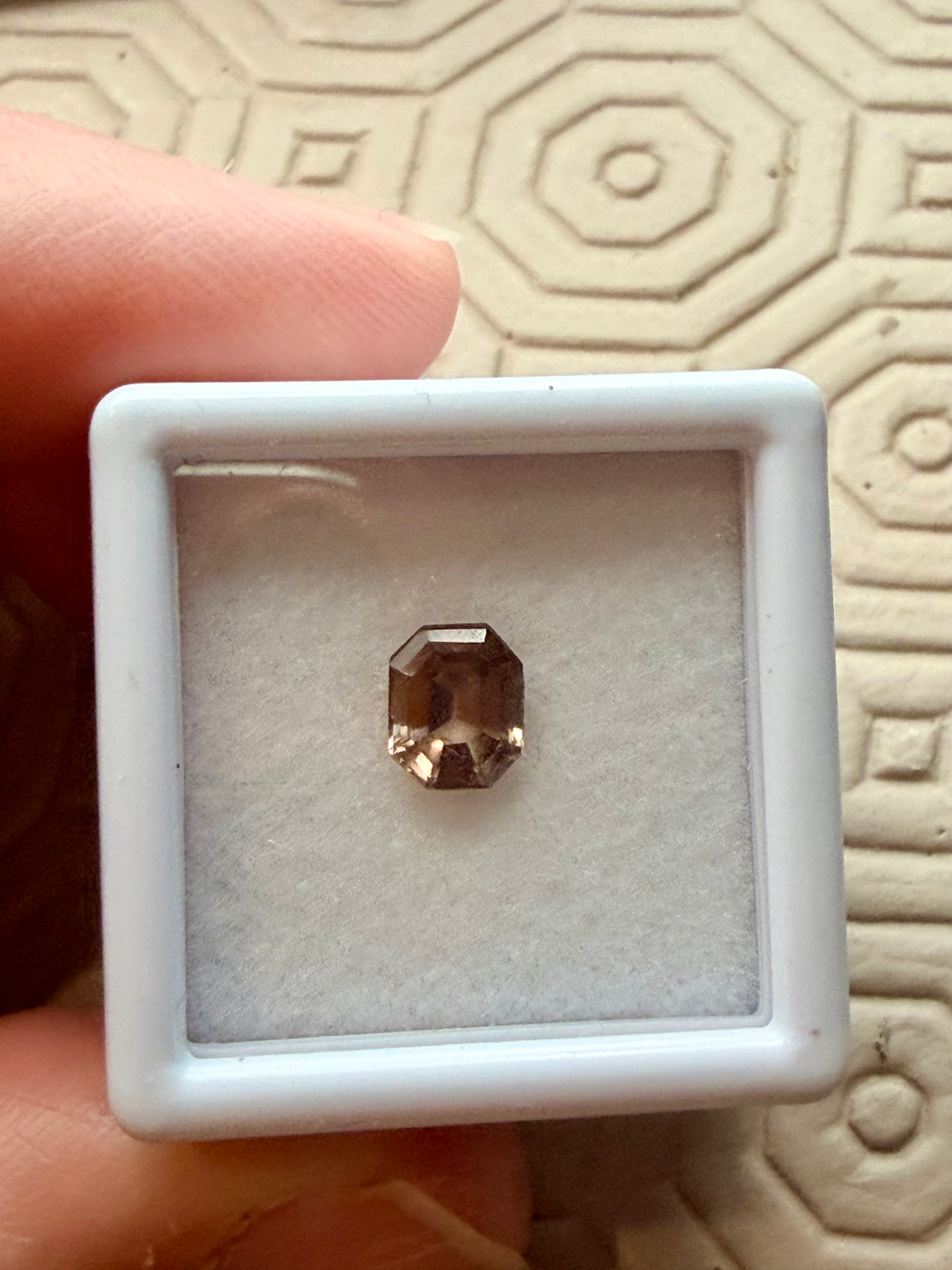 Ken Harrington Cut Blush Tourmaline 6.6mm x 5.2mm 0.96cts image 1
