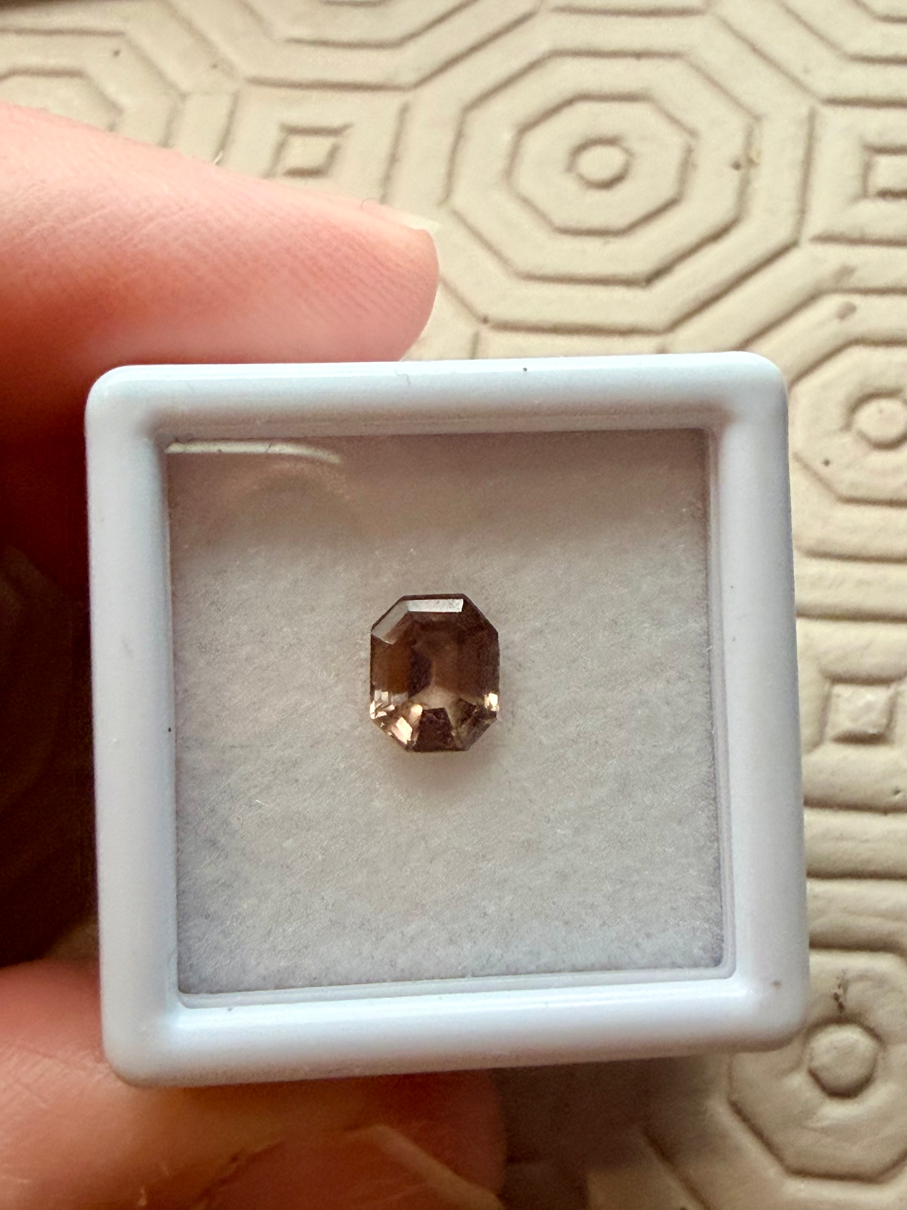 Ken Harrington Cut Blush Tourmaline 6.6mm x 5.2mm 0.96cts image 1