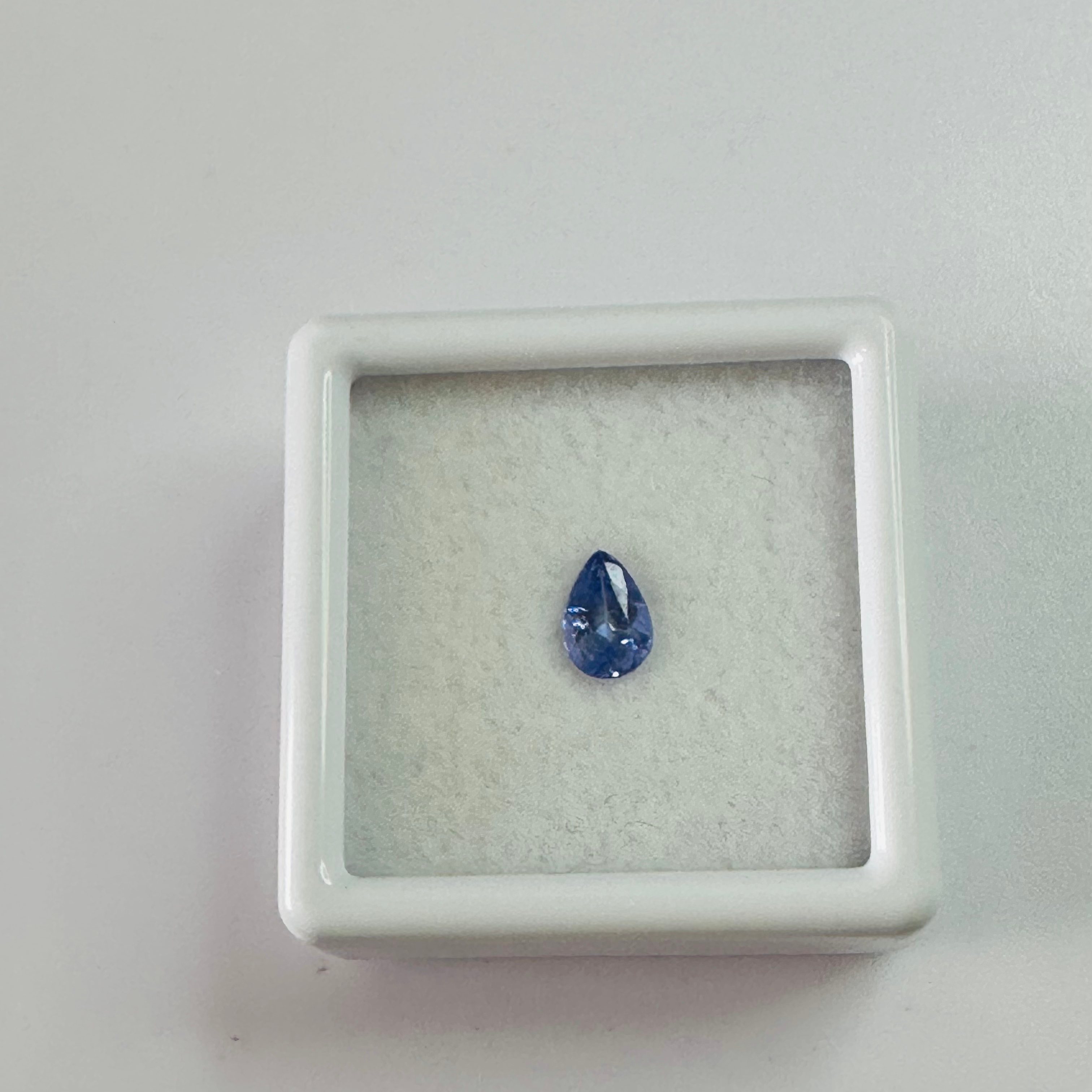 TANZANITE DROP 5.9MMX4MM  0.38CTS image 2