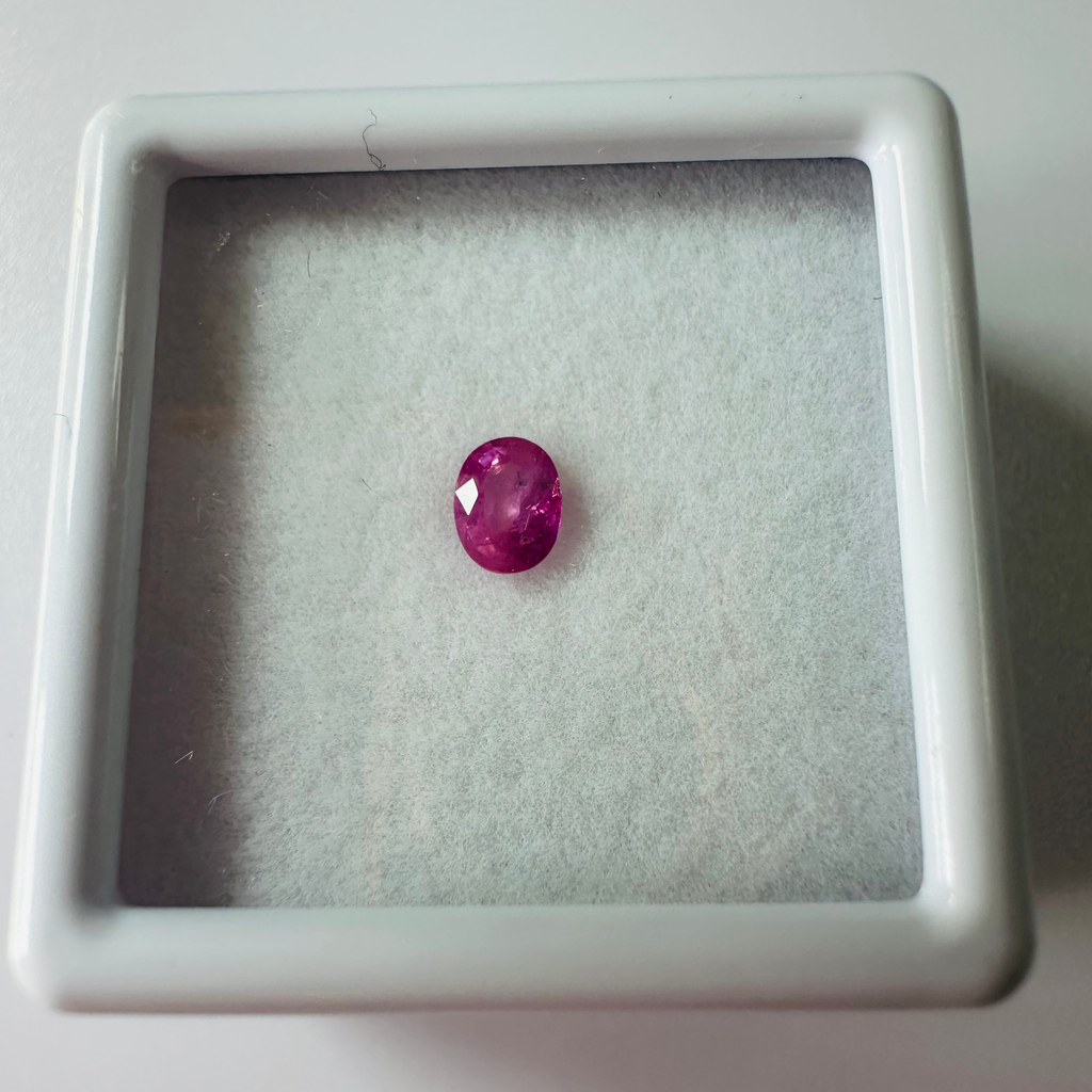 PINK SAPPHIRE OVAL 4.3MMX3.3MM 0.27 CTS image 2