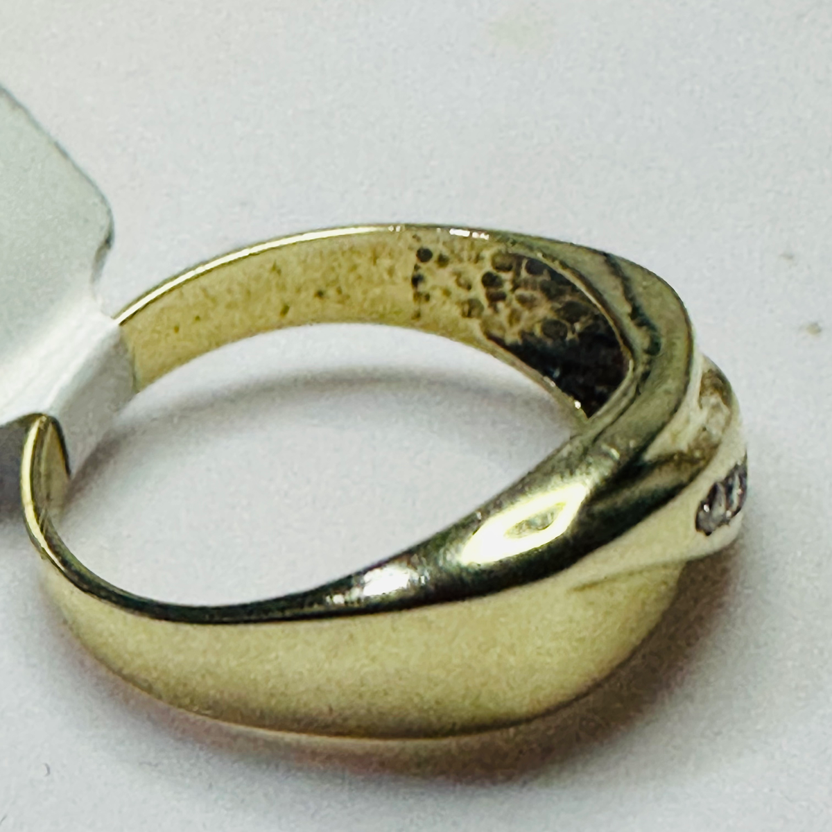 NEW 9ct Diamond and gold Ring Size L 1/2