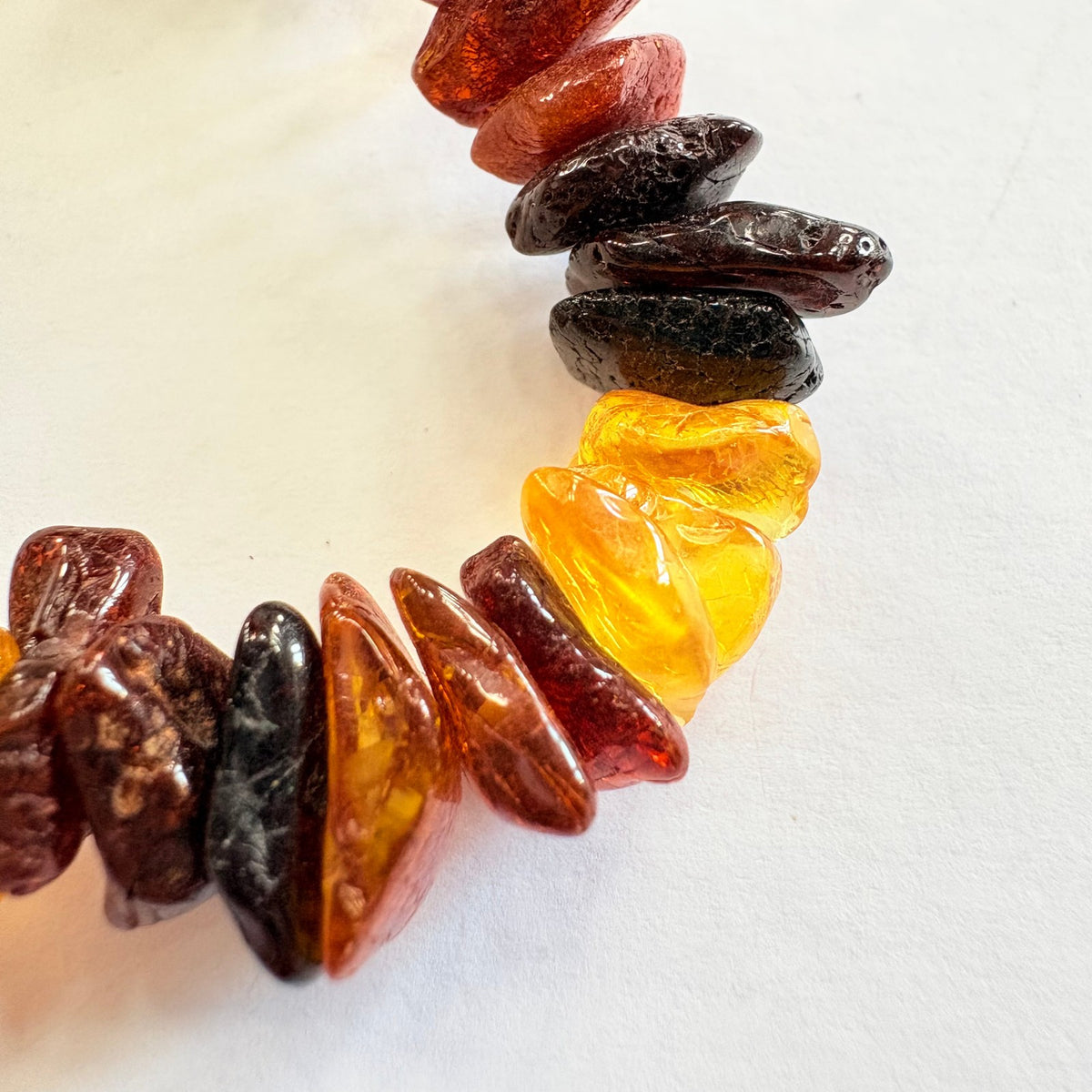 New Amber stretchy bracelet
