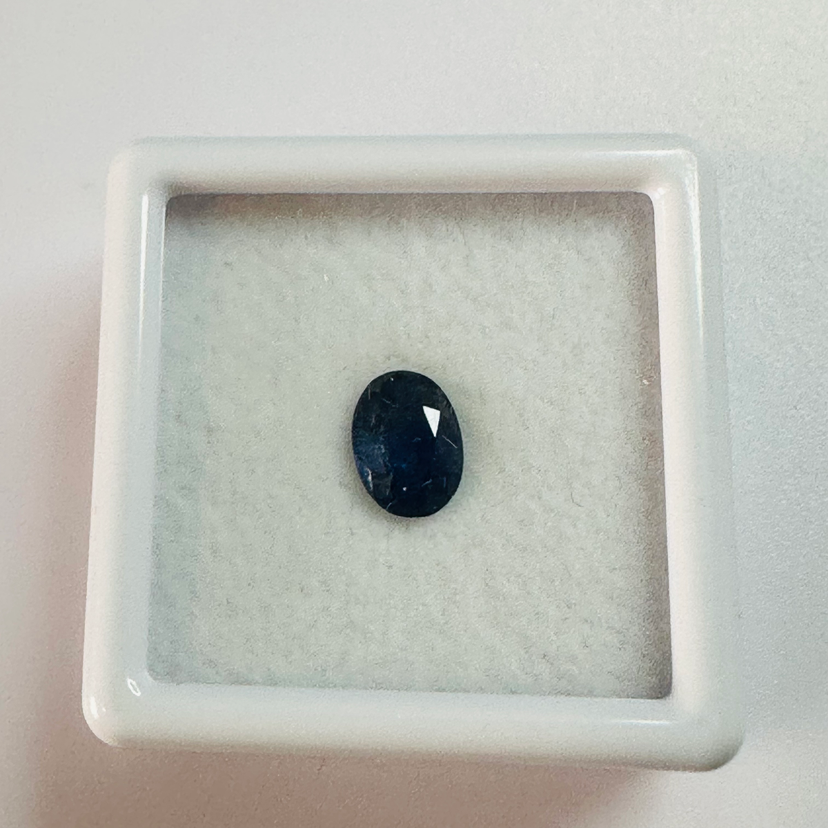 BURMA BLUE SAPPHIRE OVAL 7MM X5MM 0.92CTS
