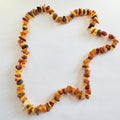 New Amber threaded necklace 20inches