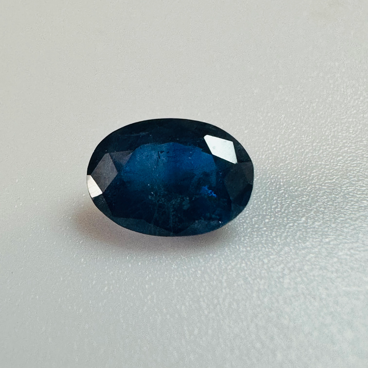 BURMA BLUE SAPPHIRE OVAL 7MM X5MM 0.92CTS