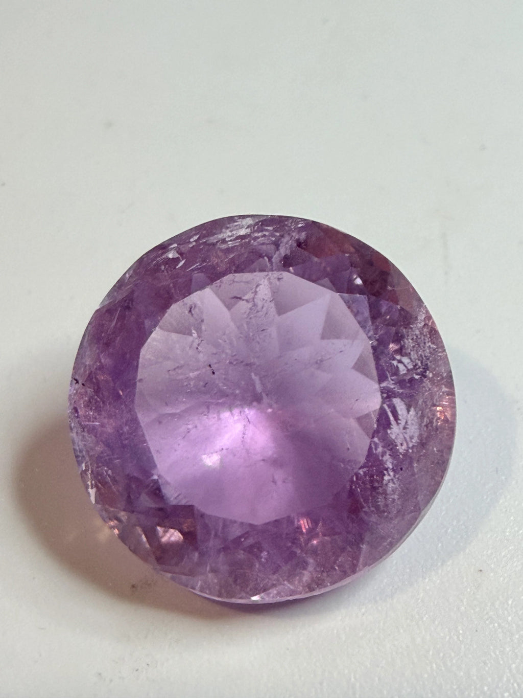 Natural Pink Kunzite | Round Cut | 17.5mm | 20.81cts | Included
