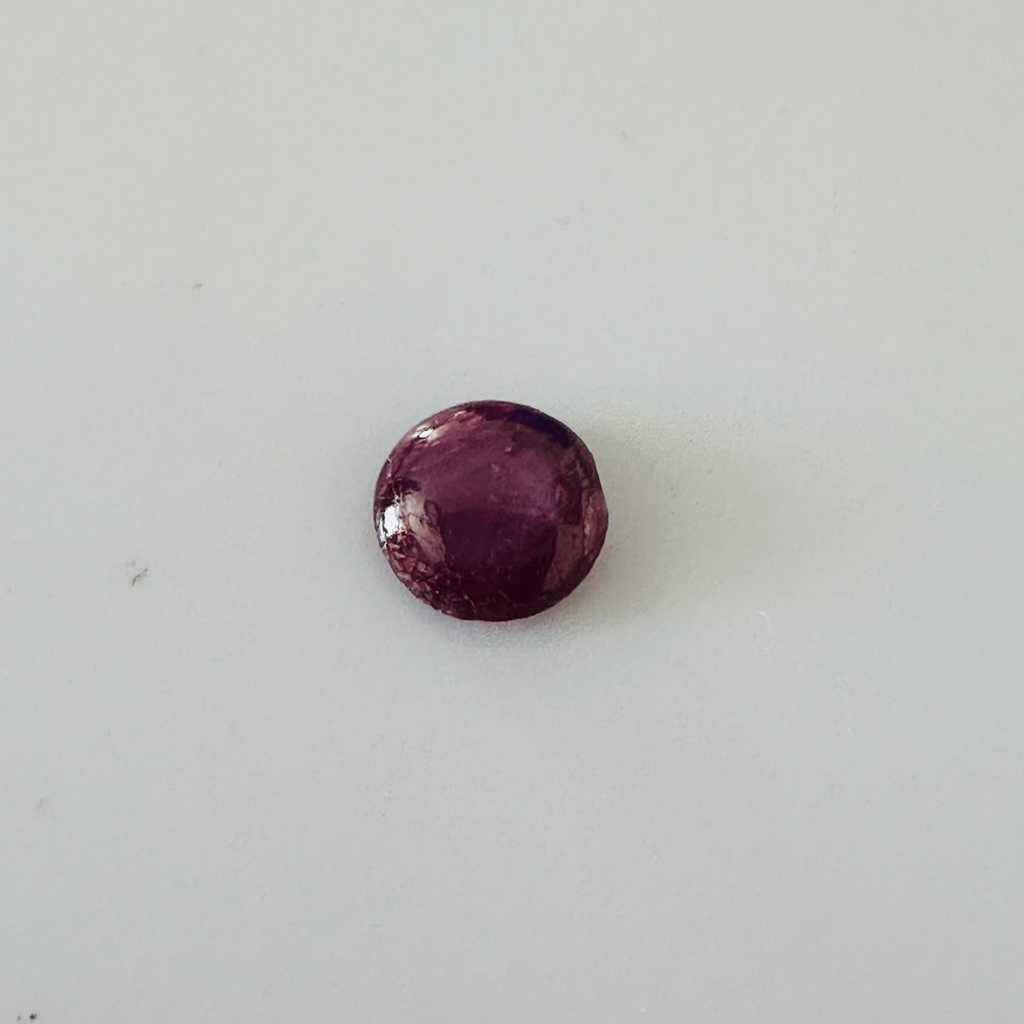 STAR RUBY ROUND 6.2MM  0.75CT