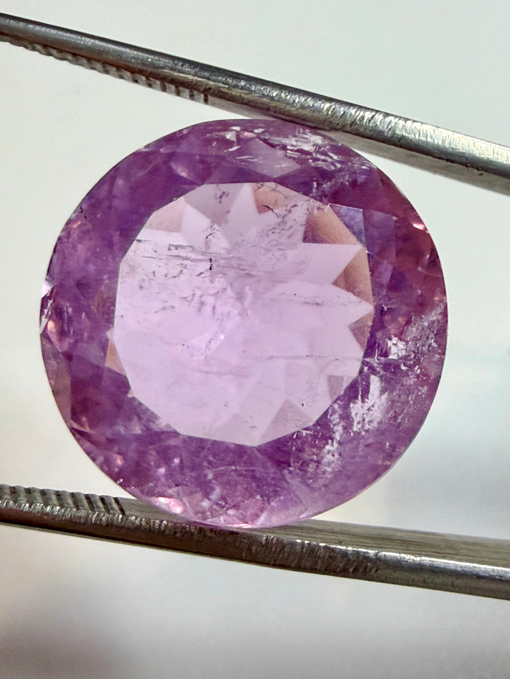 Natural Pink Kunzite | Round Cut | 17.5mm | 20.81cts | Included