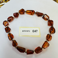 New Amber nugget stretchy bracelet