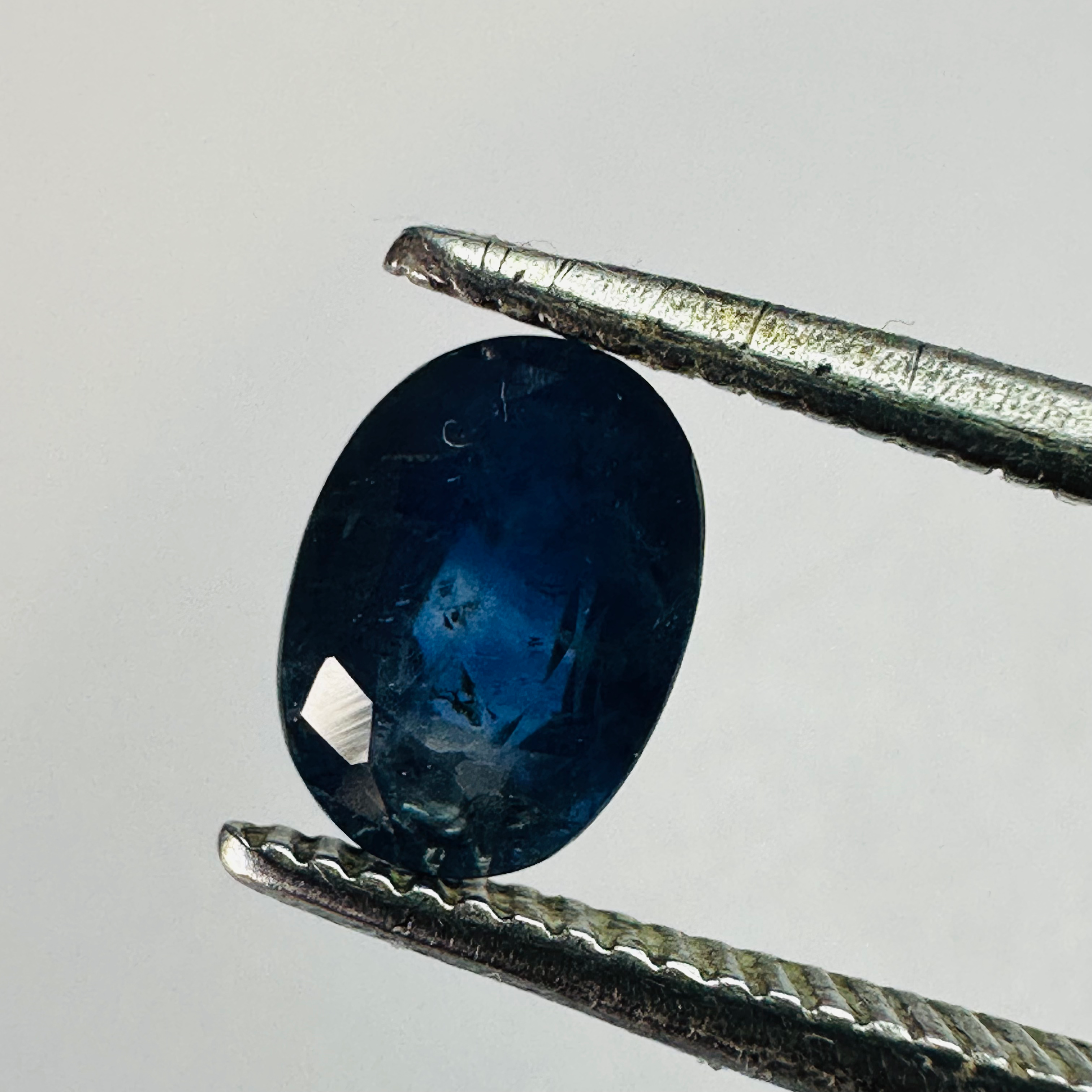 BURMA BLUE SAPPHIRE OVAL 6.9MM X5MM 1.07CTS image 0