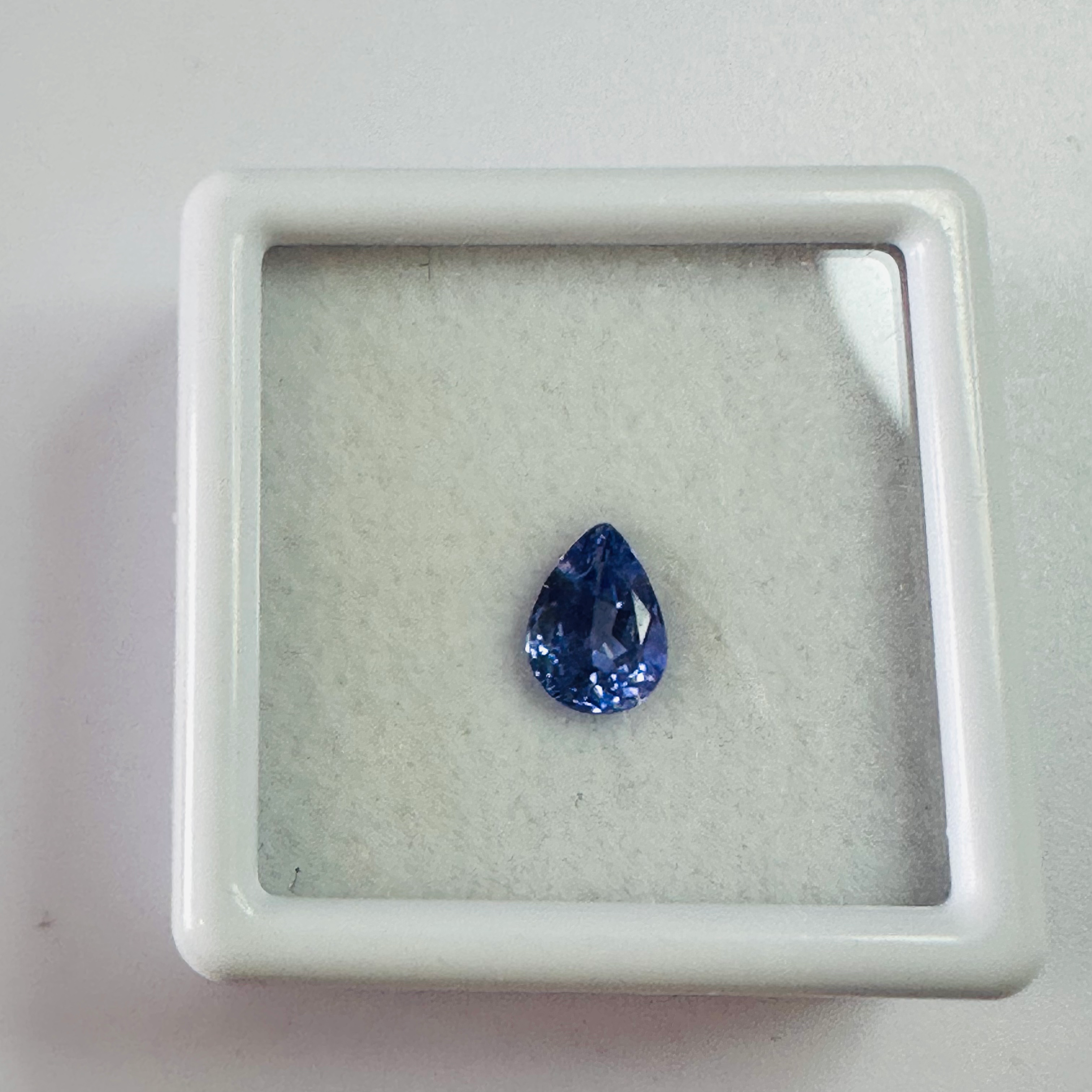 TANZANITE DROP 6.7MMX5MM  0.69CTS image 2