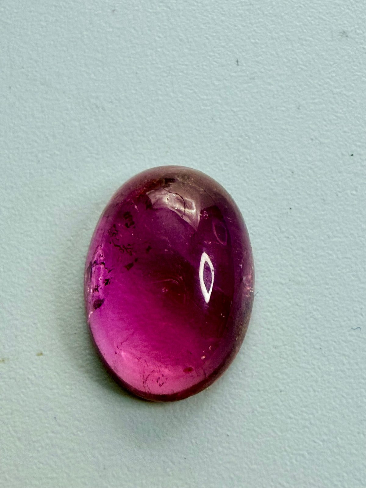 Rubellite Tourmaline Cabochon 13.8mm x 10mm 5.28ct