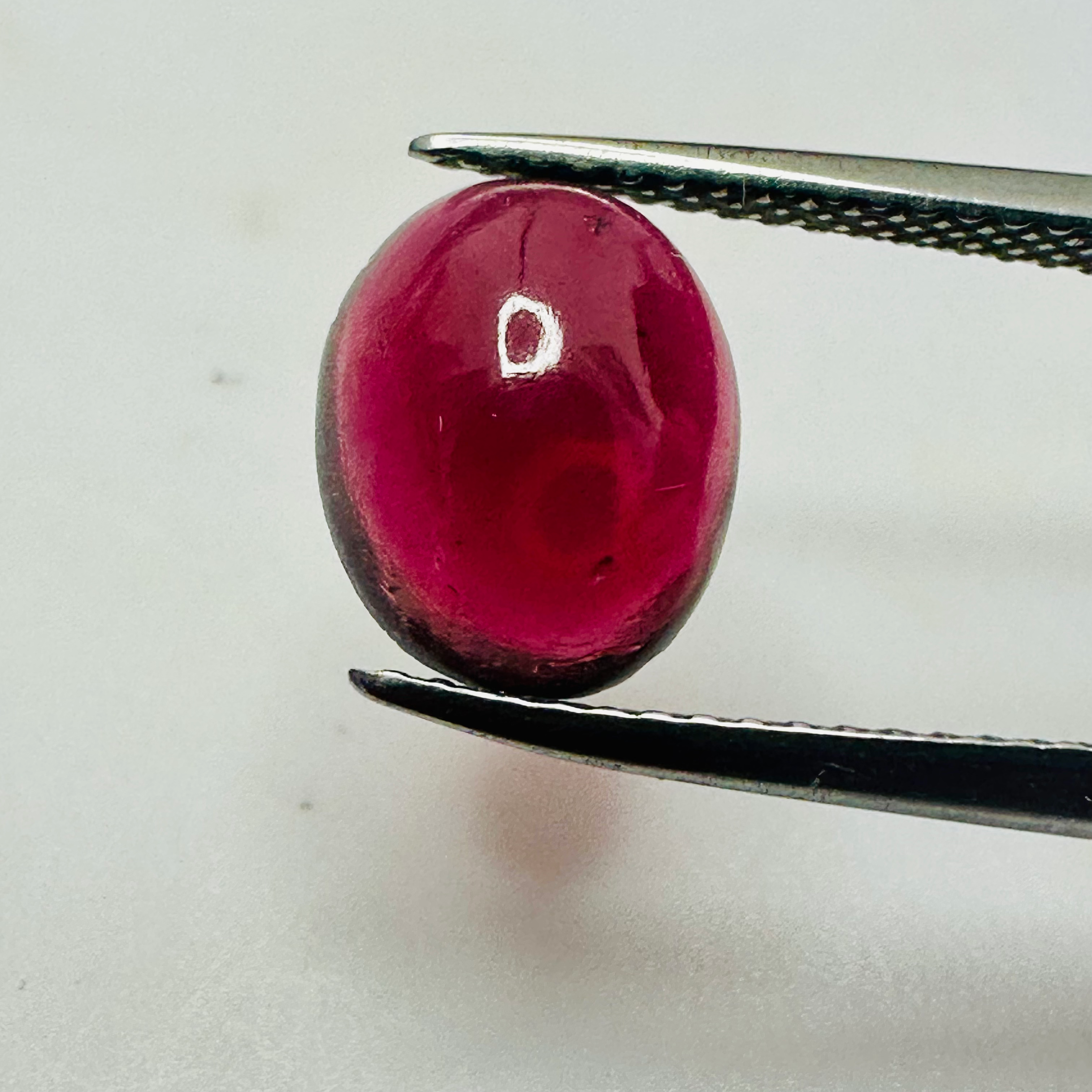 GARNET OVAL CAB  10MMX8MM 2.92CTS image 0