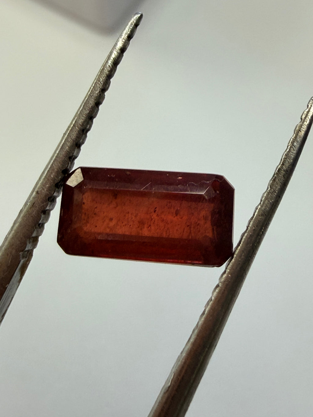 Ken Harrington Cut Ruby  9.3mm x 5mm 2.11cts image 0