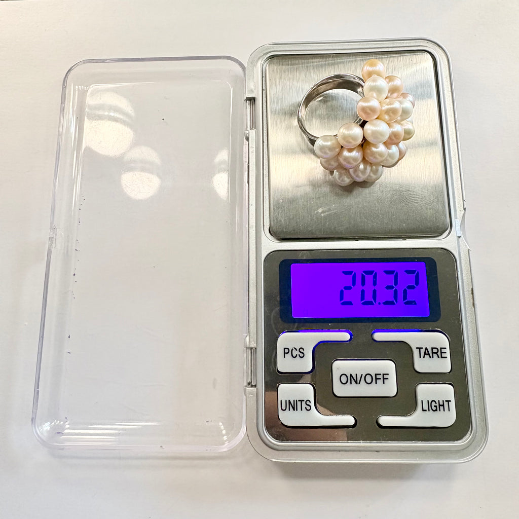 Sterling Silver Pearl Ring P1/2 image 6