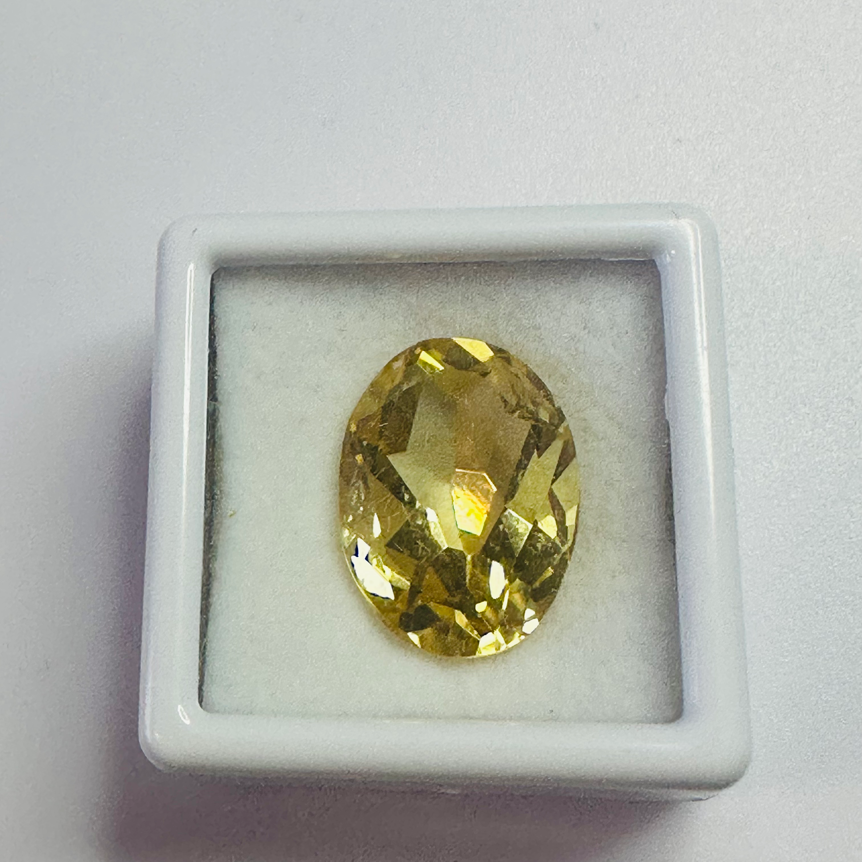 CITRINE OVAL 16MMX9.1MM. 9.12CTS image 2