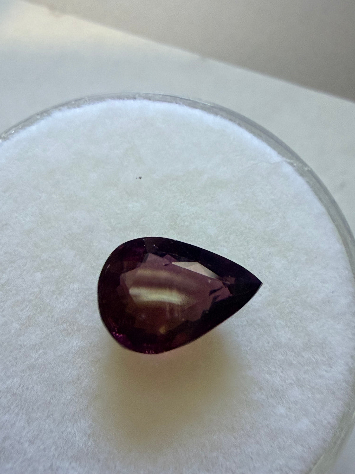 Rubellite Tourmaline Pear 8.8 × 6.1mm 1.46ct