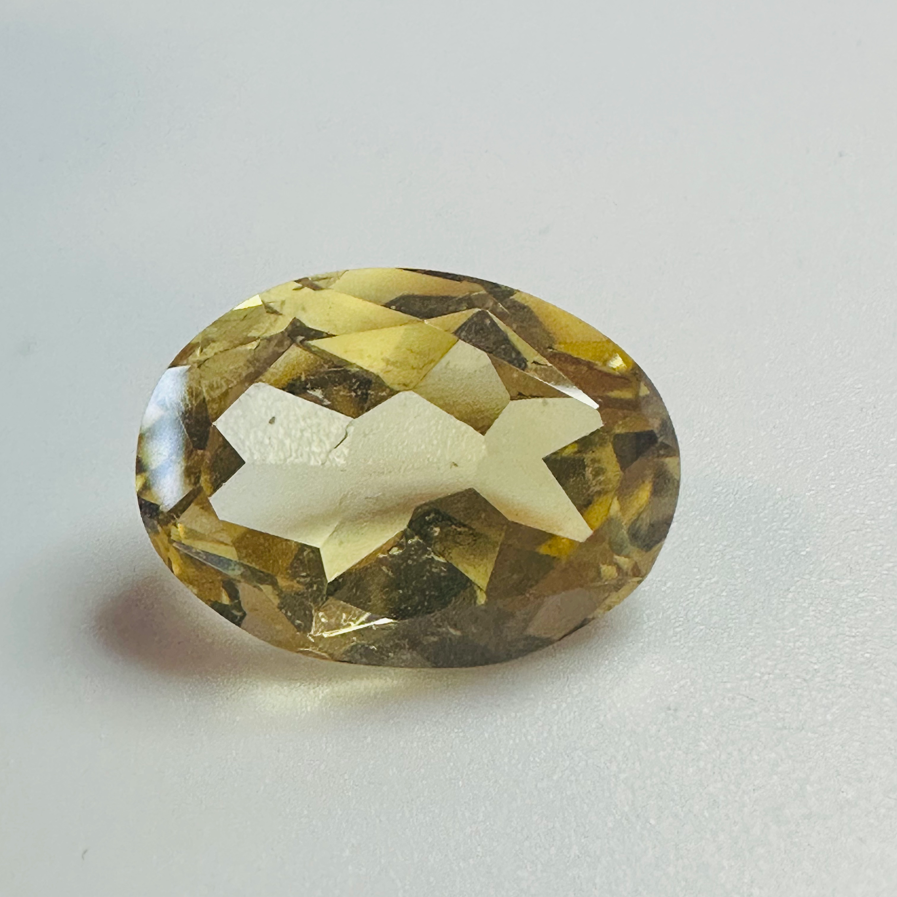 CITRINE OVAL 16MMX9.1MM. 9.12CTS image 1