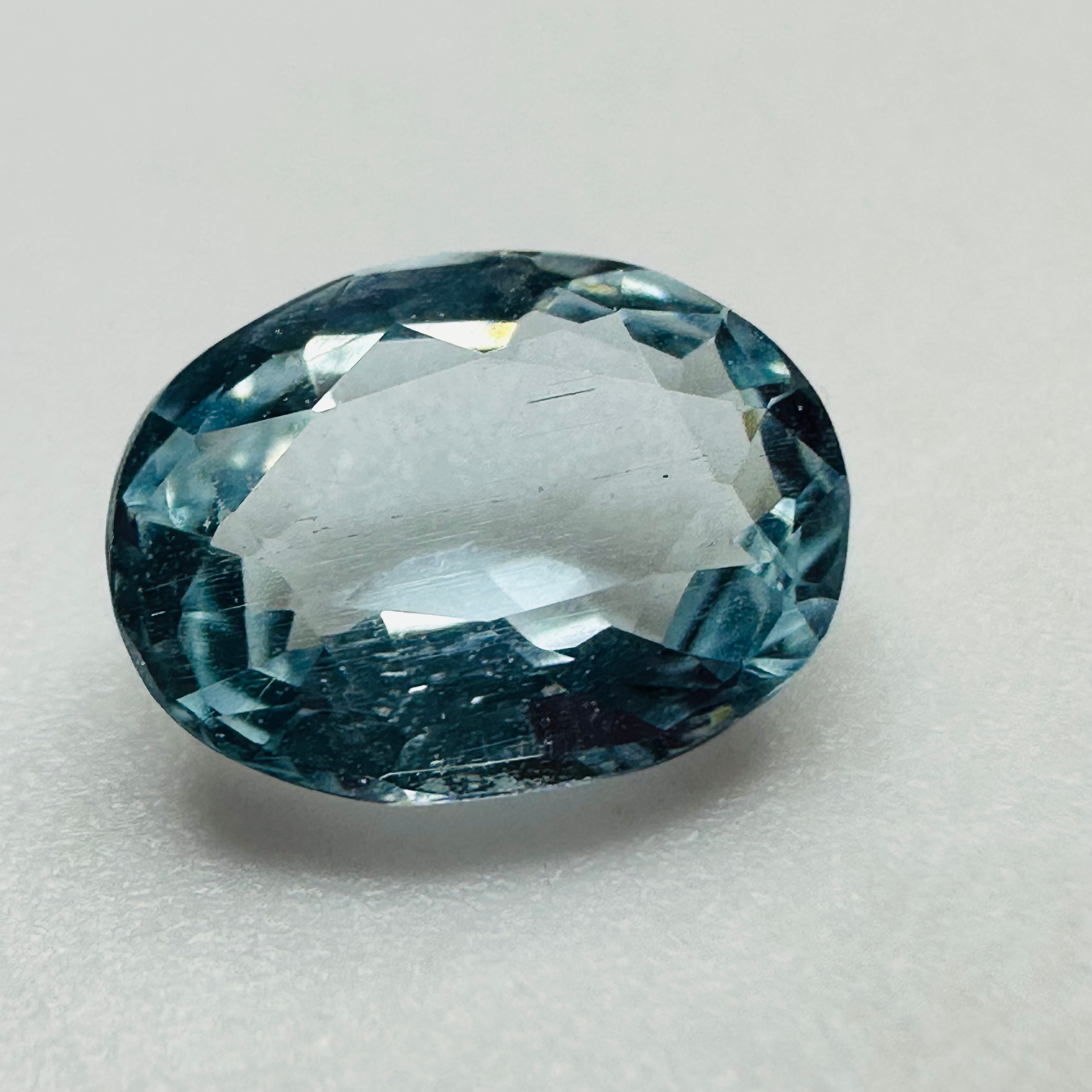 AQUAMARINE OVAL 8MMX6MM 1.12CTS image 0