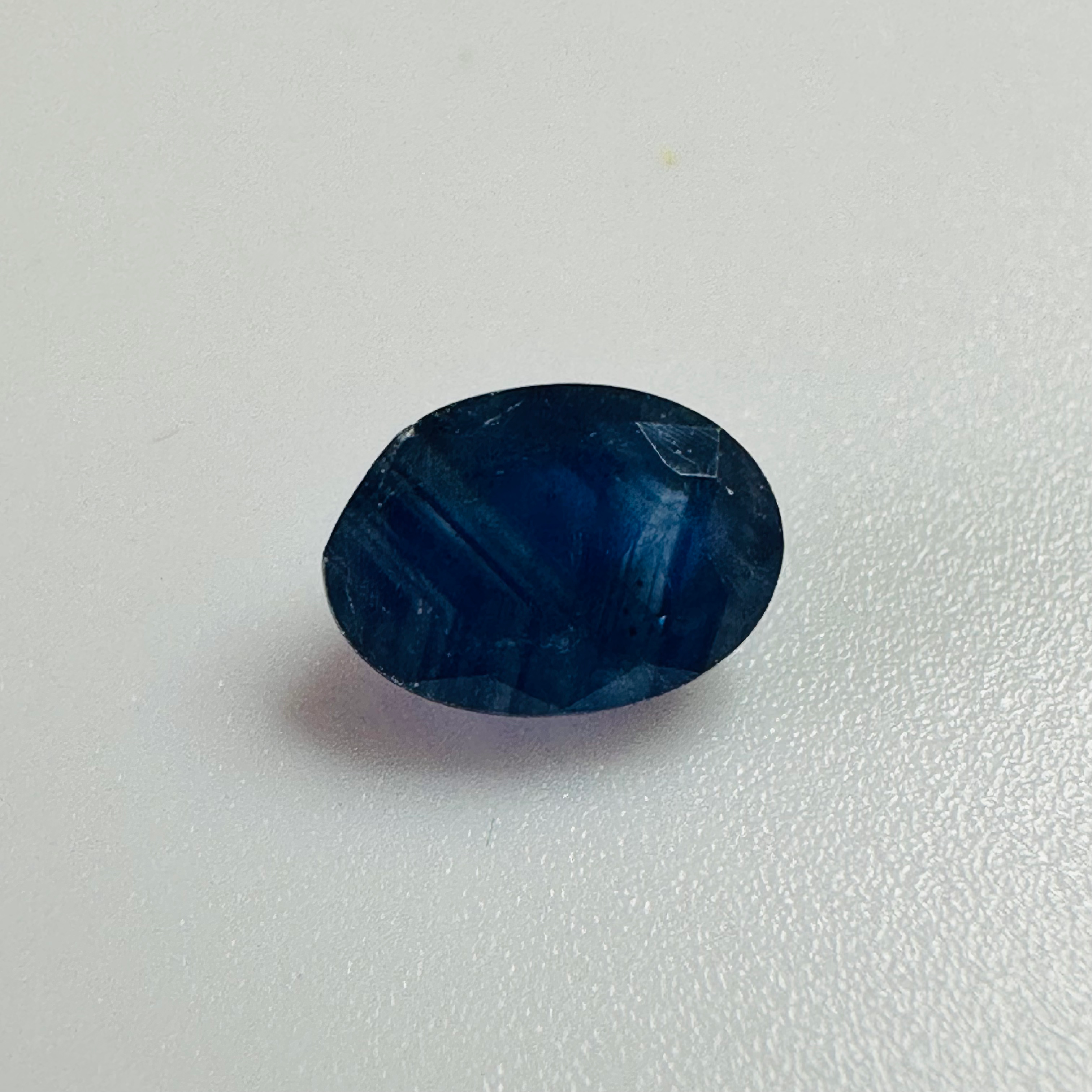 BURMA BLUE SAPPHIRE OVAL 7MMX5MM 1.13CTS image 0
