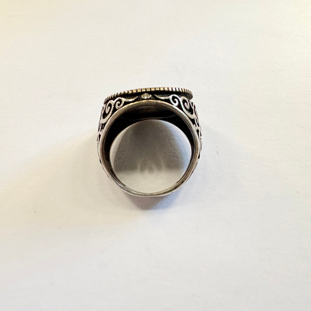 Men's Star of David & King Solomon's Seal 925 Sterling Silver Ring image 2