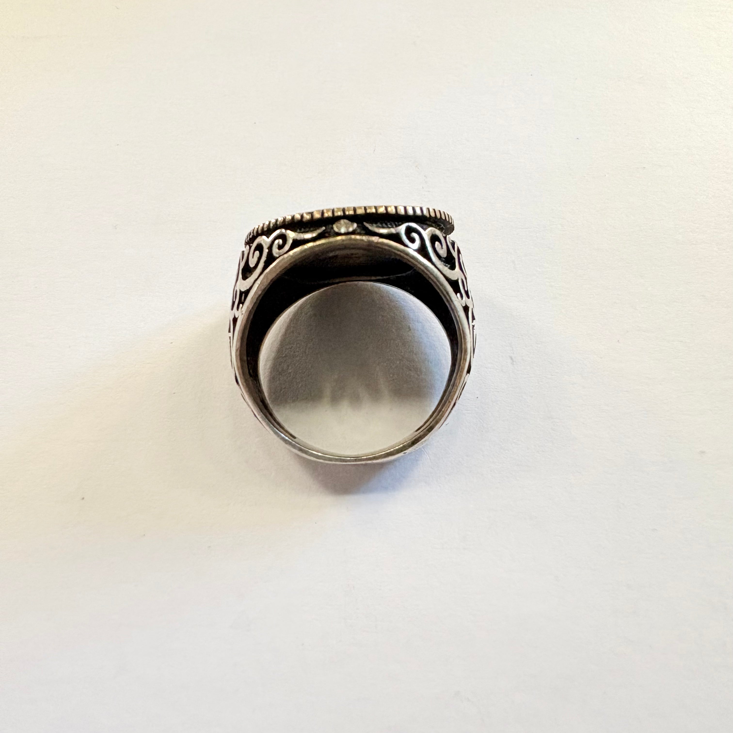 Men's Star of David & King Solomon's Seal 925 Sterling Silver Ring image 2