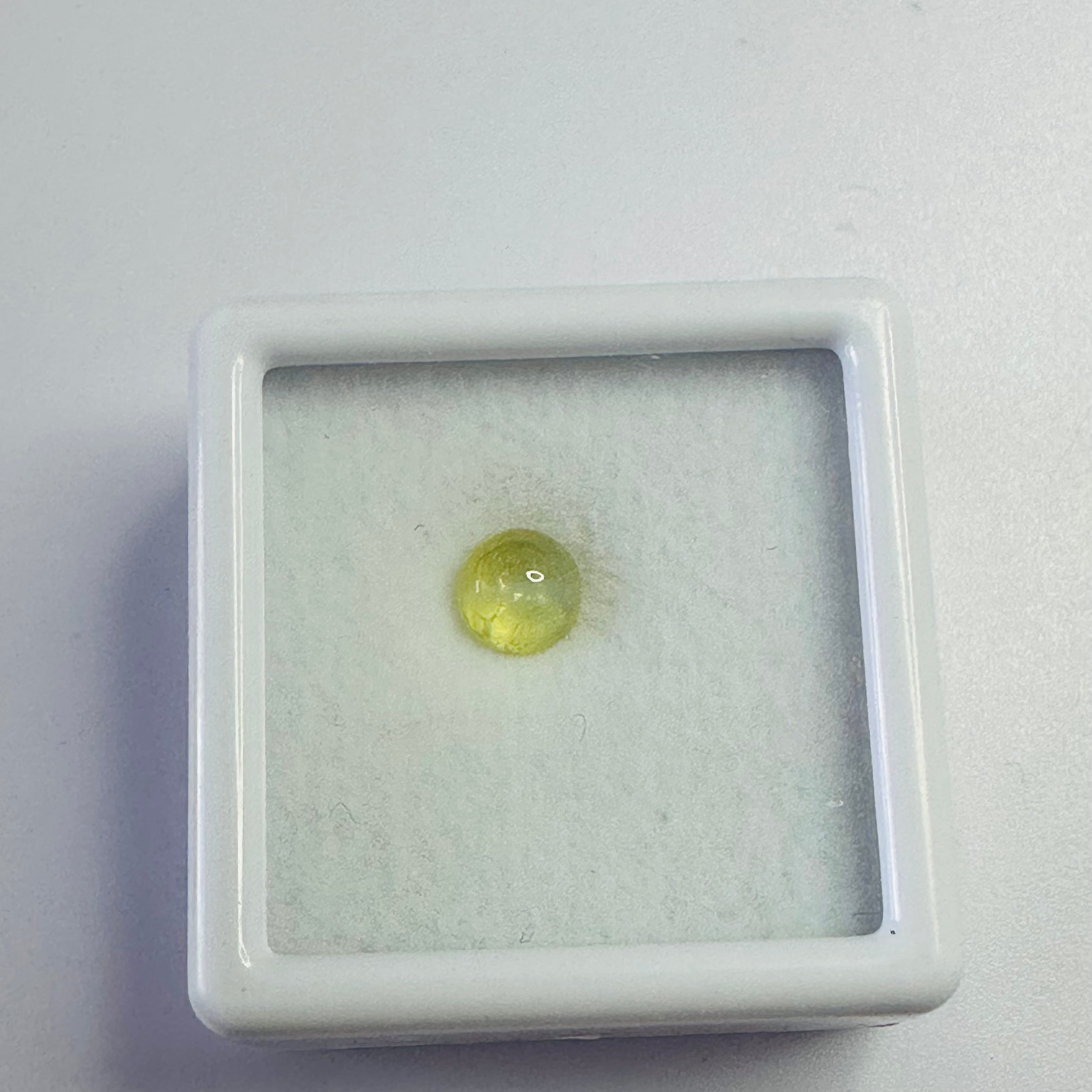 CHRYSOBERYL CATS EYE 5MM ROUND  0.80CTS image 4