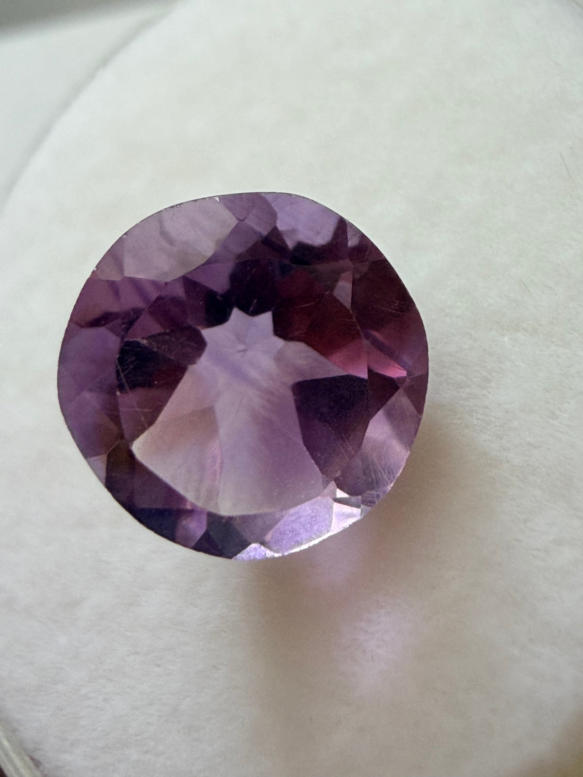 Amethyst Striped Round 8.5mm 2.38ct