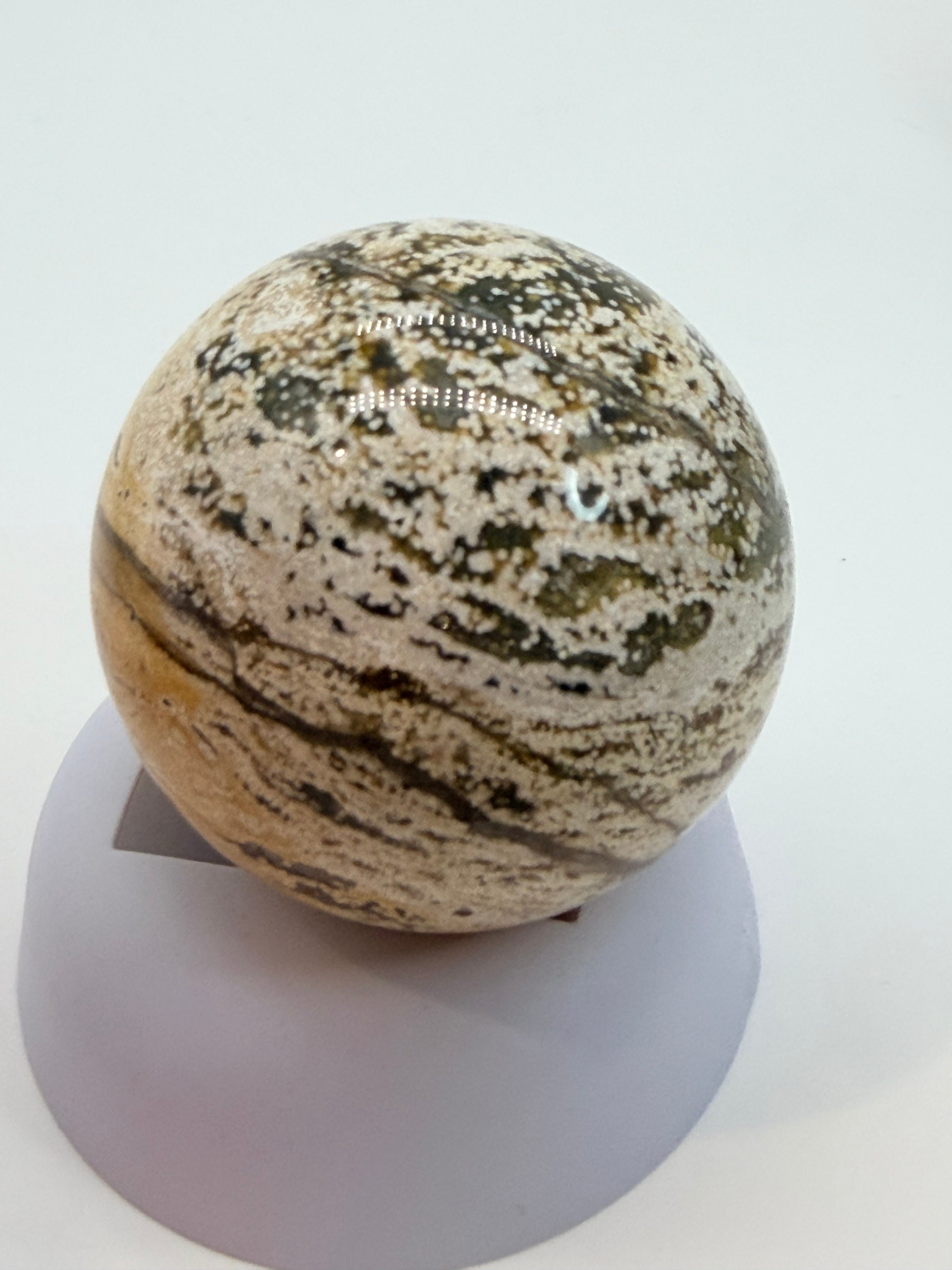 Ocean Jasper Sphere 4.5cm high Natural Stone image 2