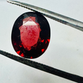 GARNET  OVAL 13.2MMX10.8MM  6.88CTS  DEEP RED image 0