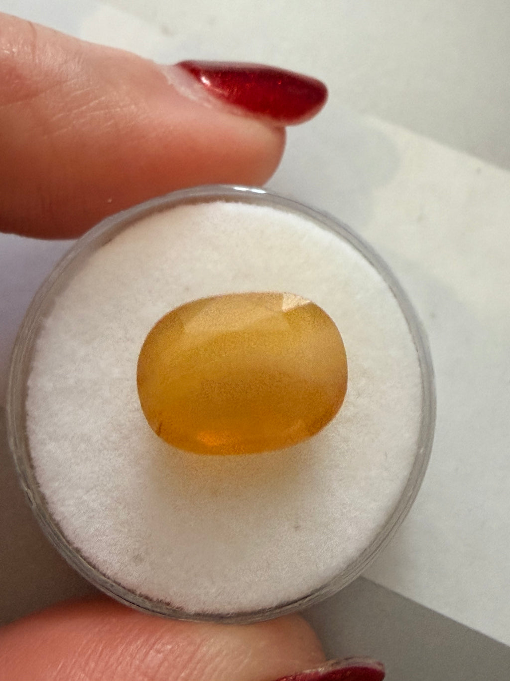Opal Yellow Fire 12.7 × 9.3mm 3.56ct
