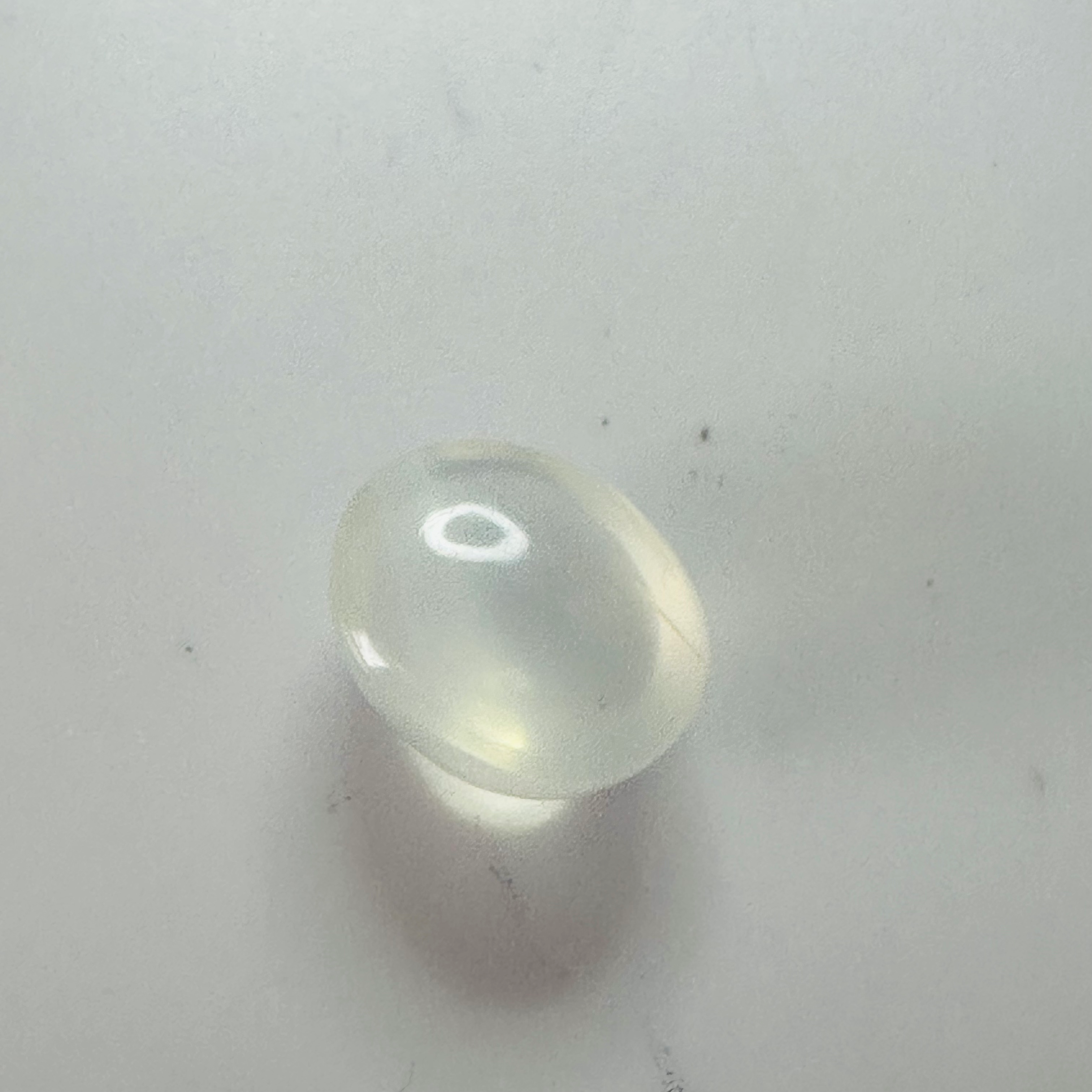 Moonstone  white moon oval 14.4x11.9mm  11.89cts image 5