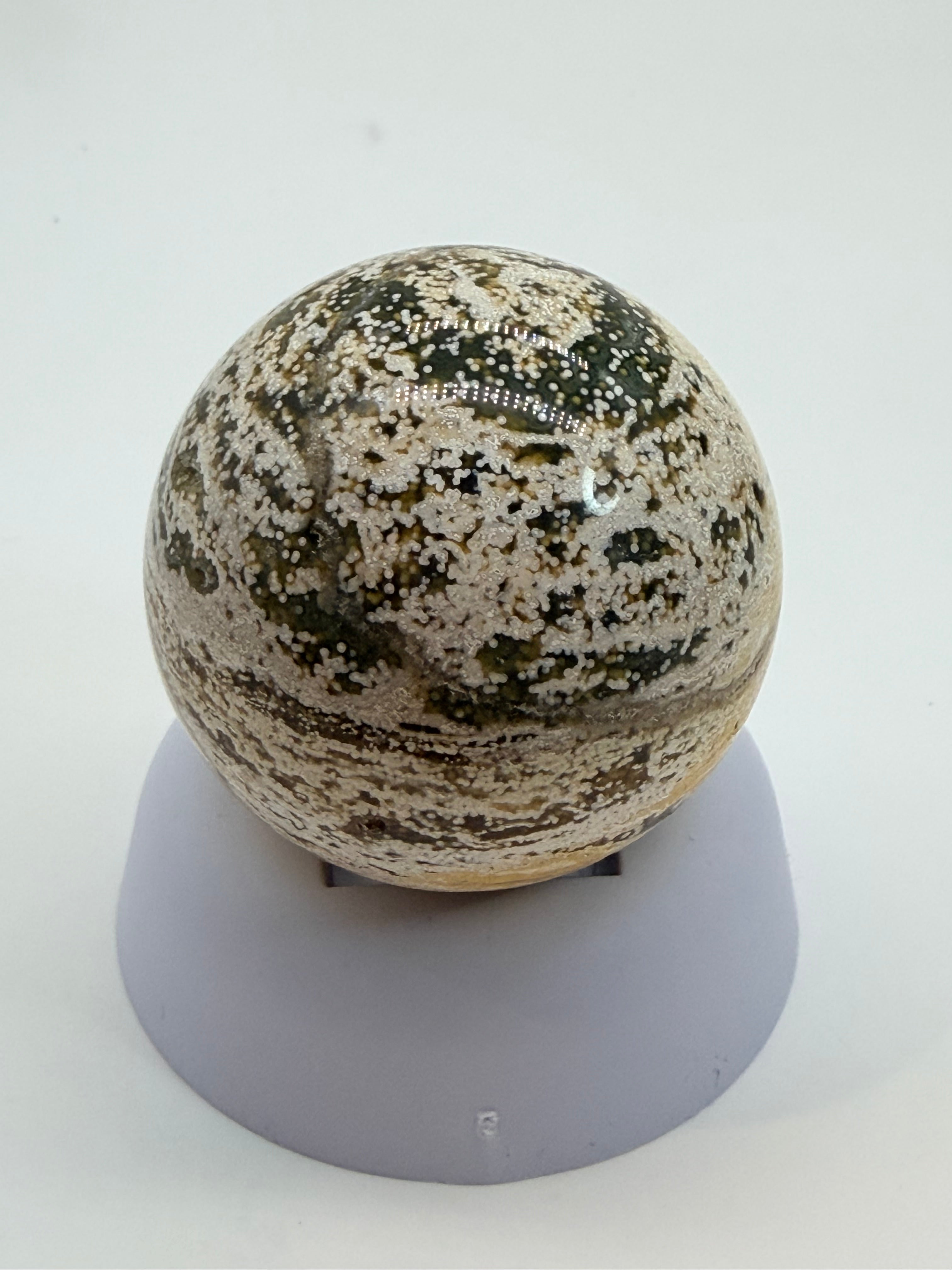 Ocean Jasper Sphere 4.5cm high Natural Stone image 1
