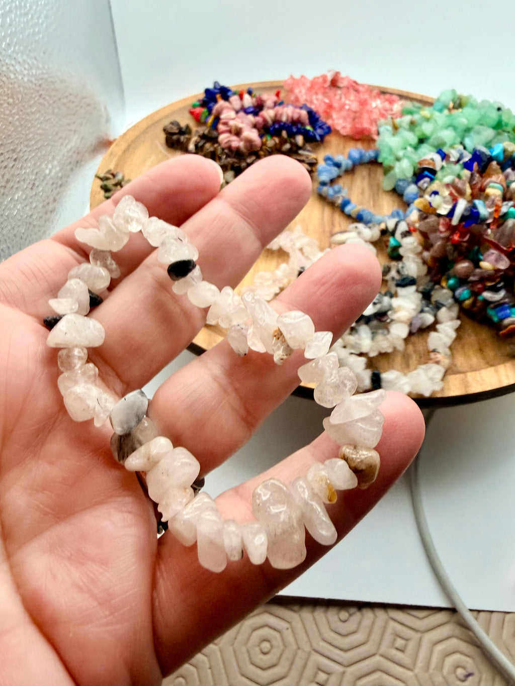 Gemstone stretchy bracelets (hand selected)| image 3