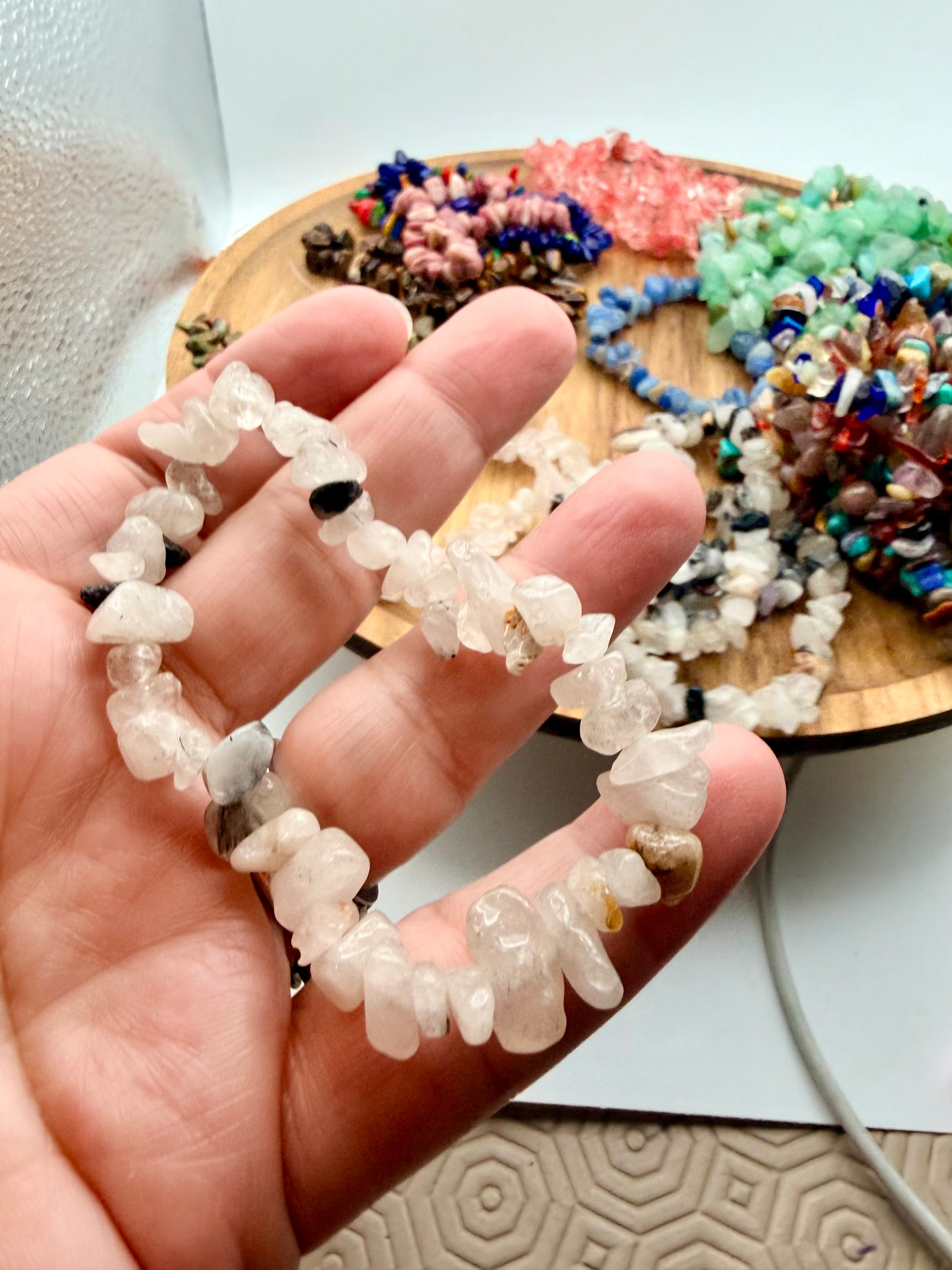 Gemstone stretchy bracelets (hand selected)| image 3