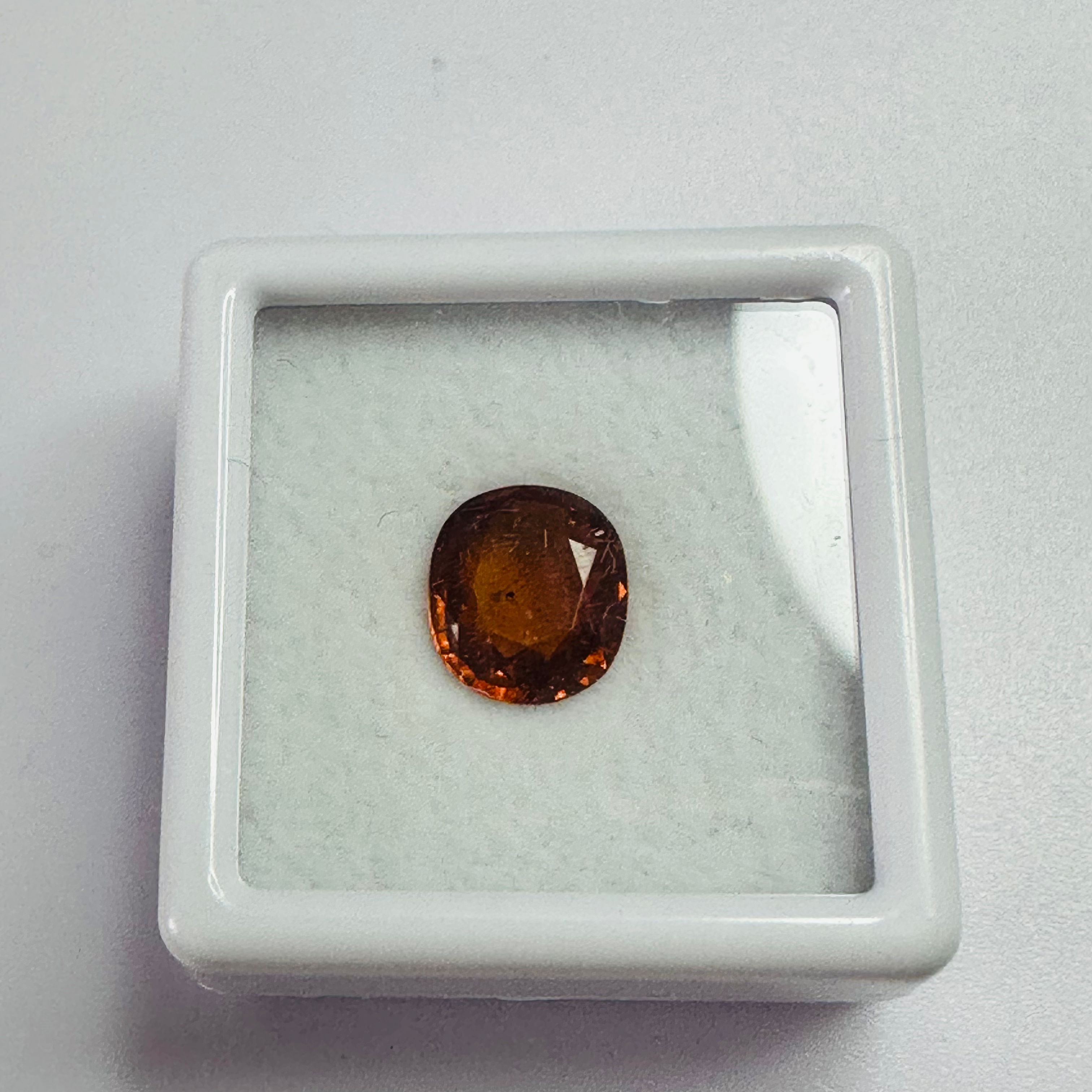 GARNET HESSONITE 8.6MM X 7.8MM 1.87CTS image 5
